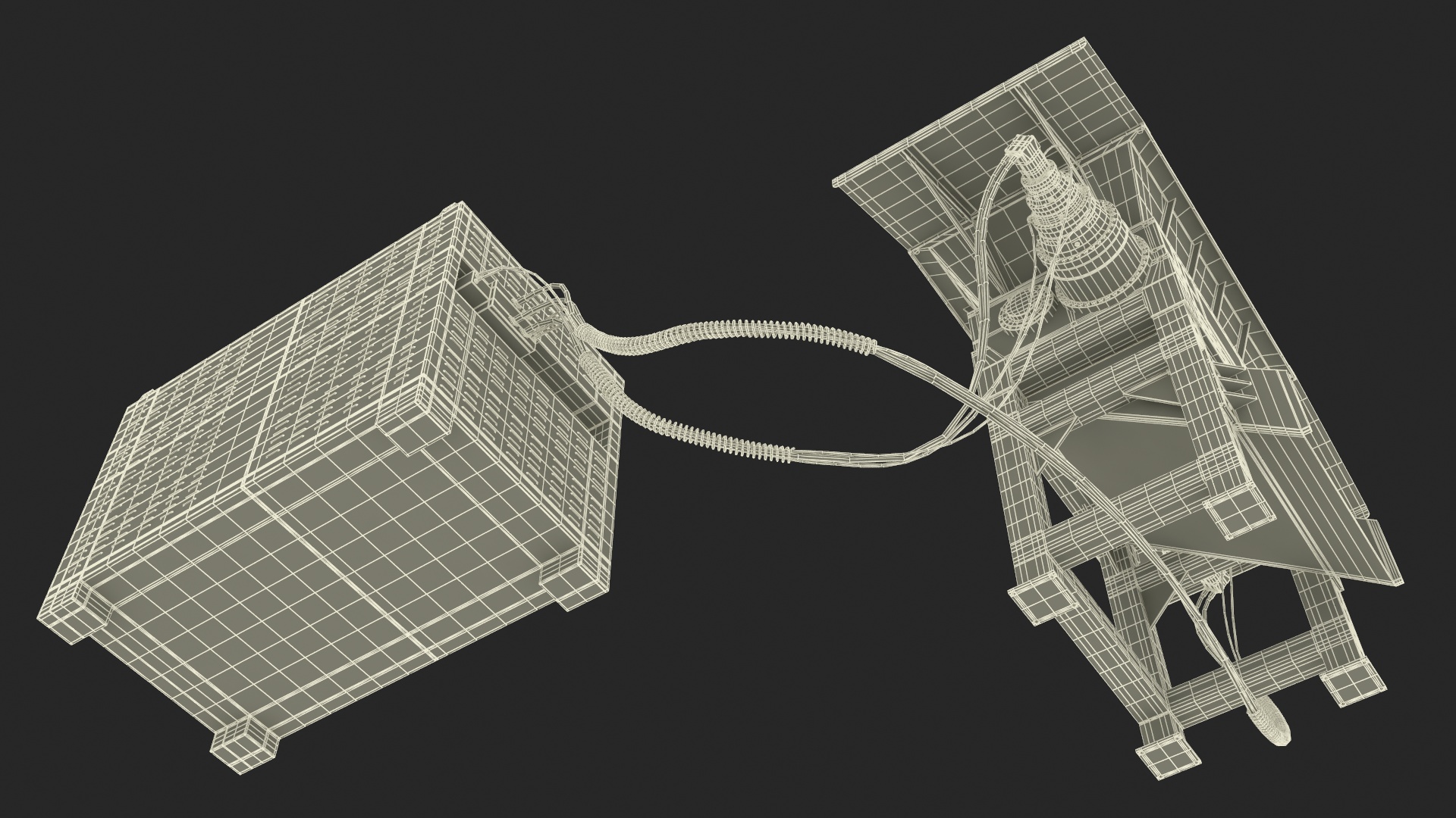 3D model Industrial Metal Shredder