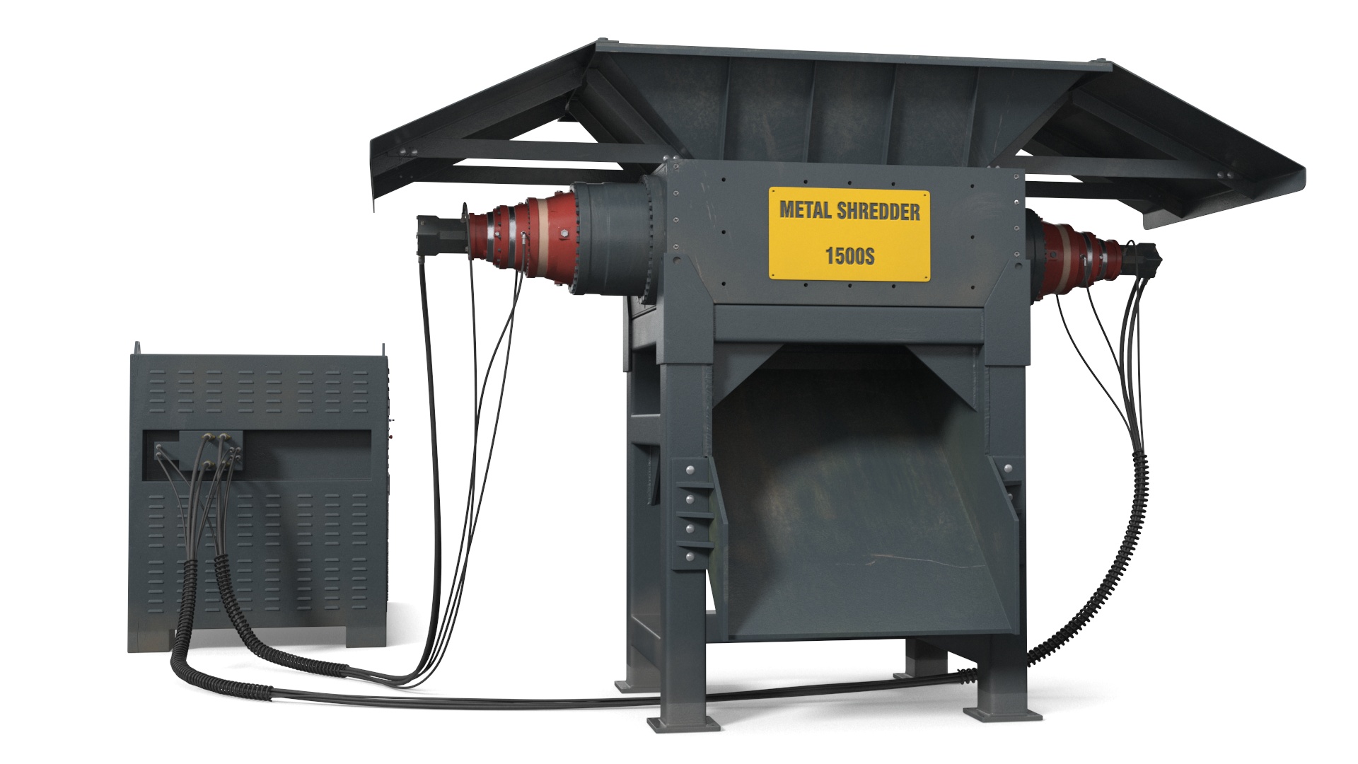 3D model Industrial Metal Shredder