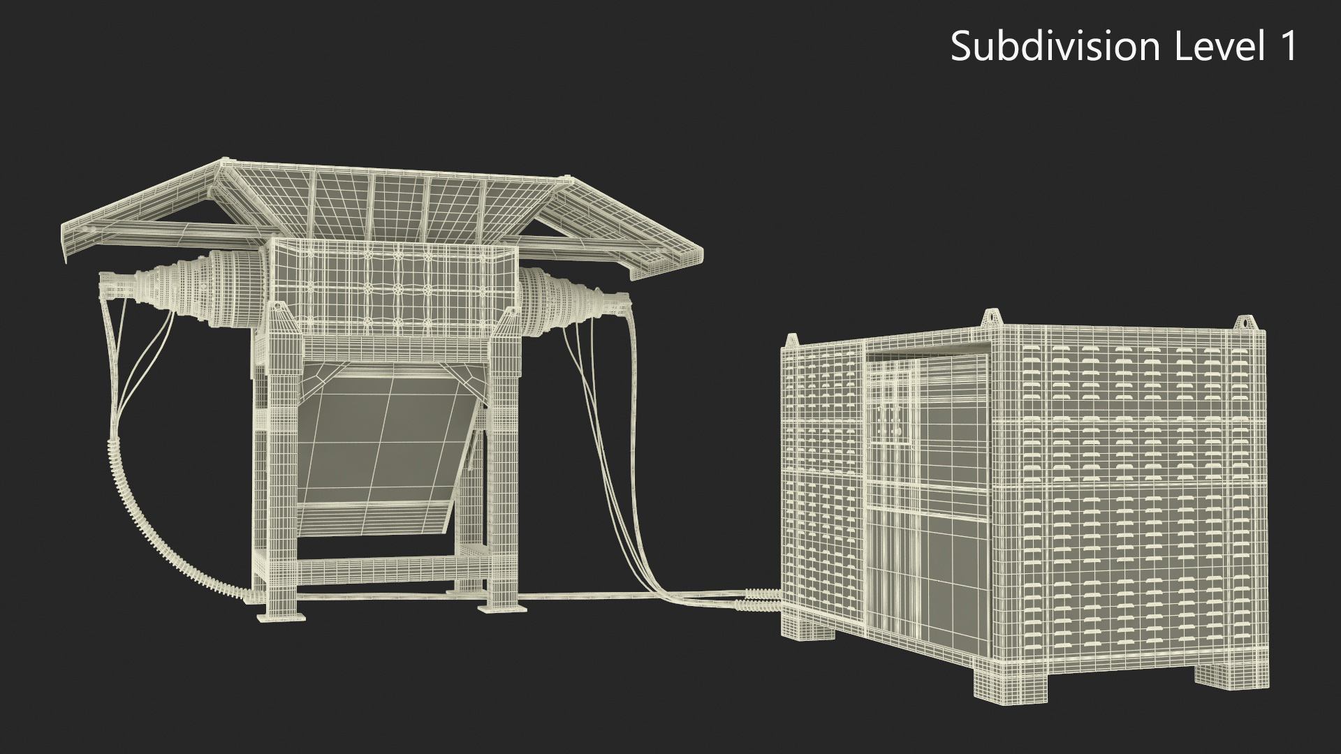 3D model Industrial Metal Shredder
