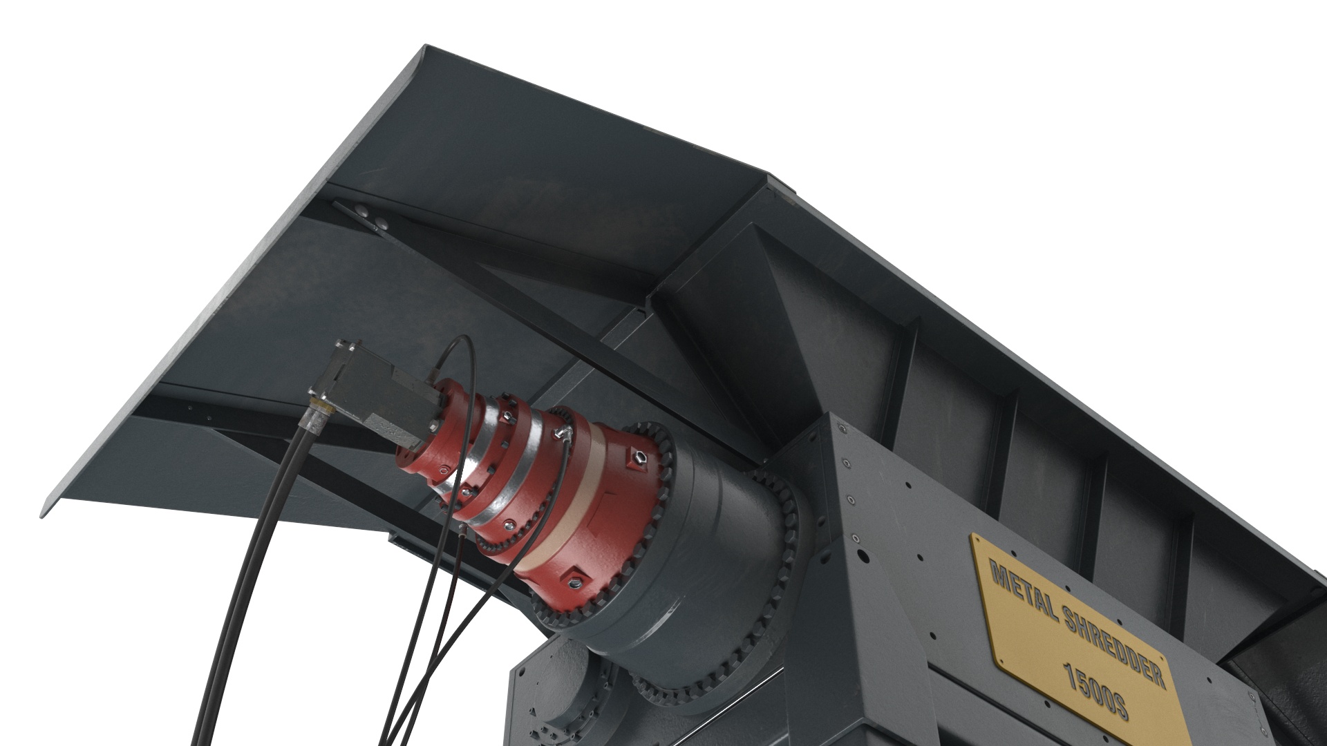 3D model Industrial Metal Shredder