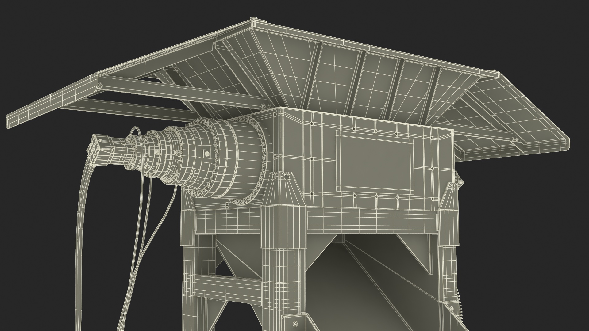 3D model Industrial Metal Shredder