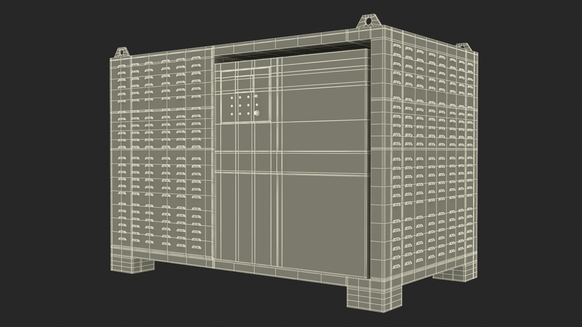 3D model Industrial Metal Shredder