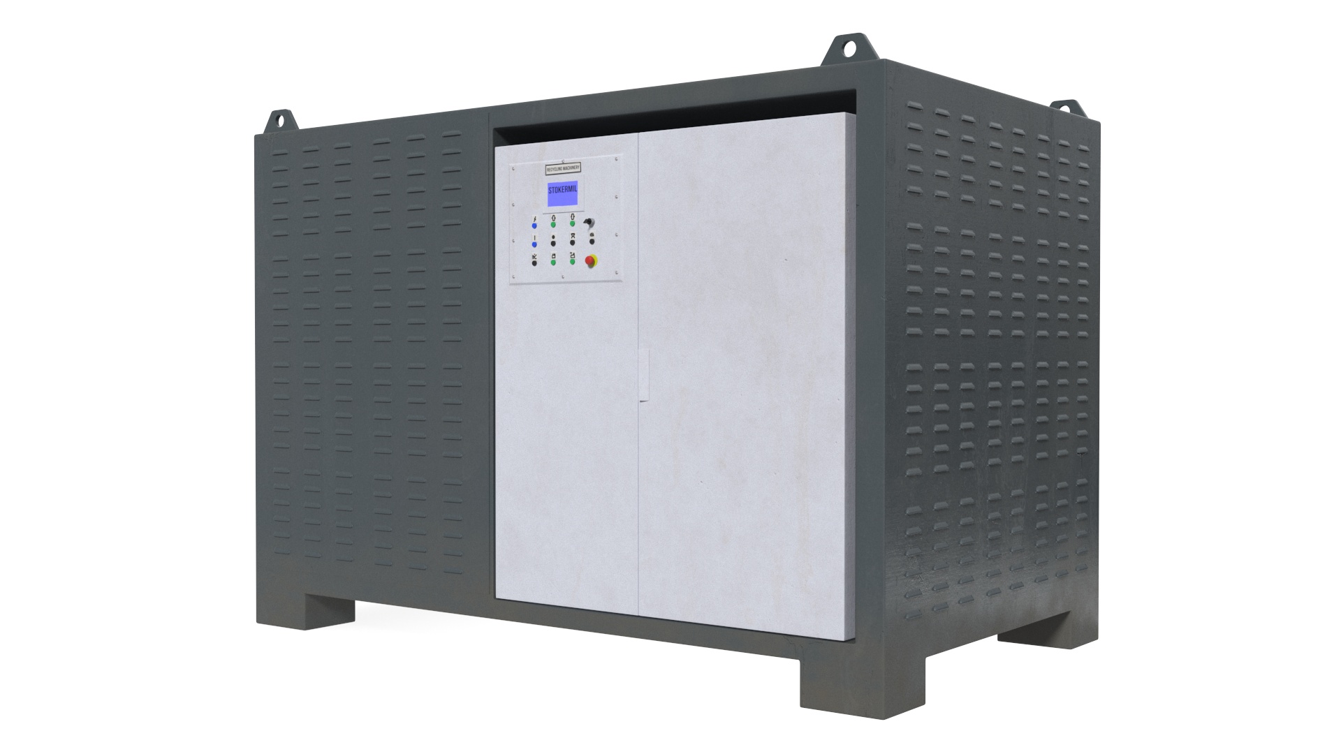 3D model Industrial Metal Shredder
