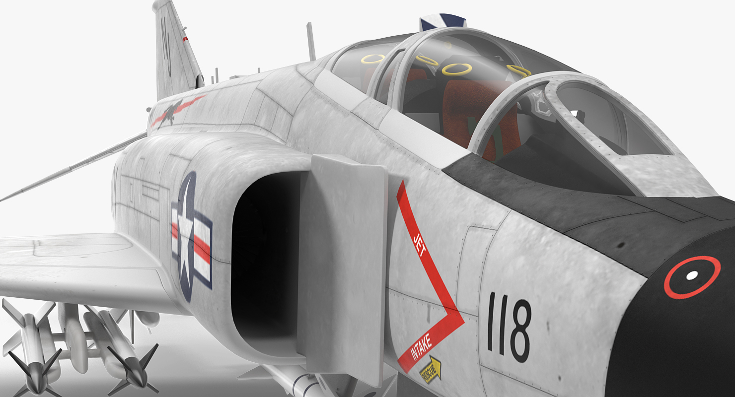 F 4 Phantom II US Navy 3D