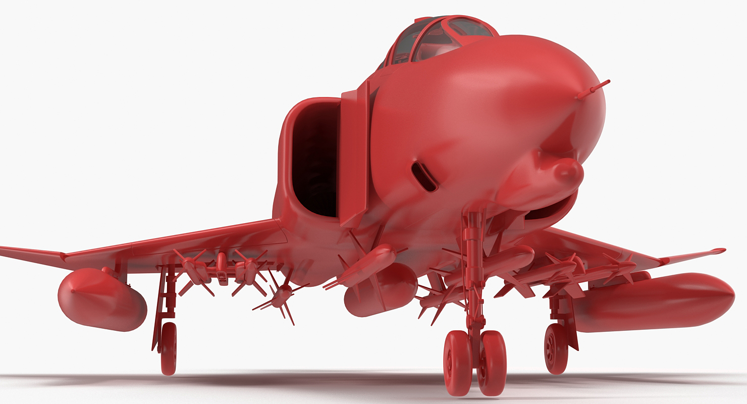 F 4 Phantom II US Navy 3D