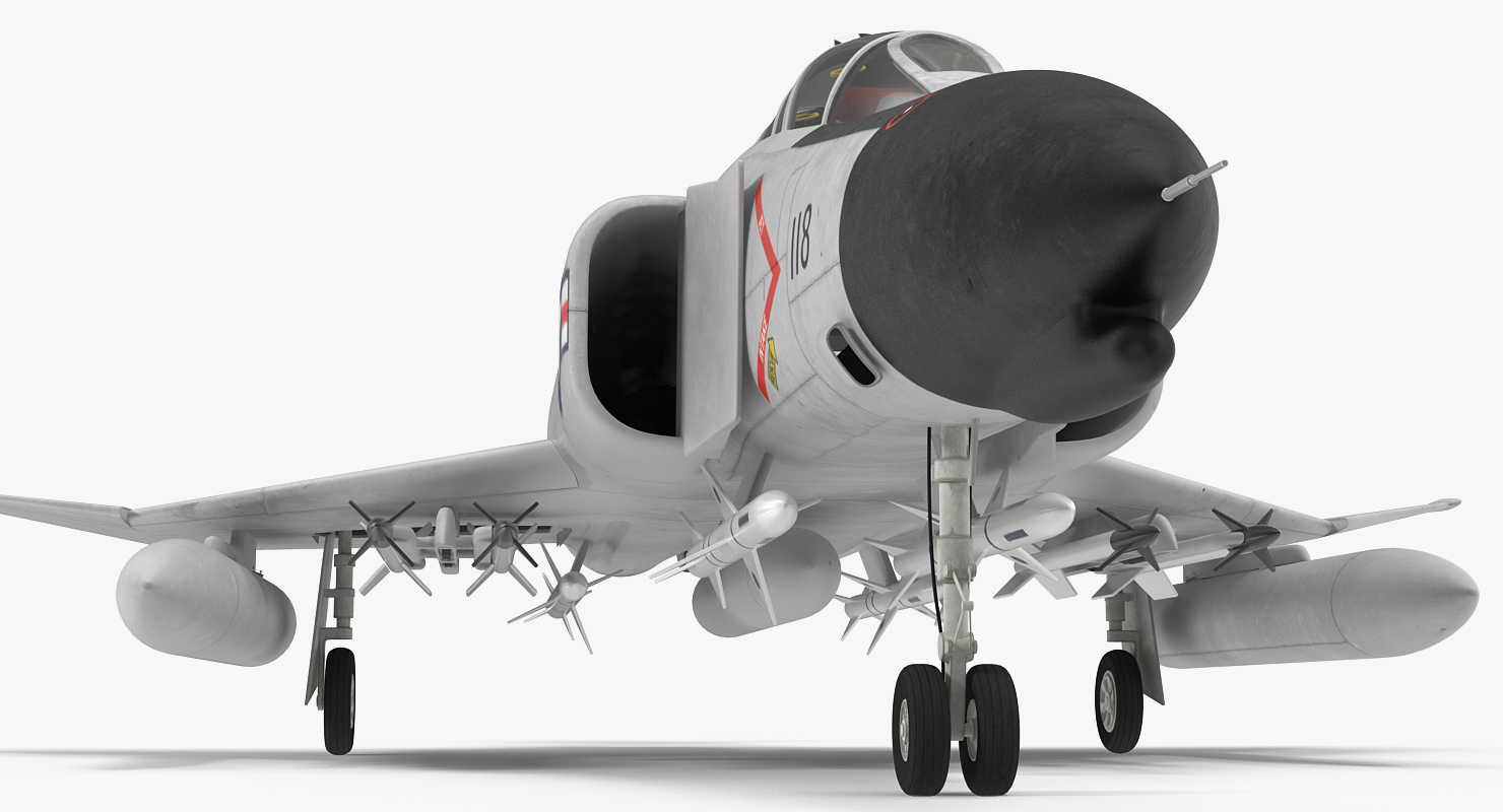 F 4 Phantom II US Navy 3D