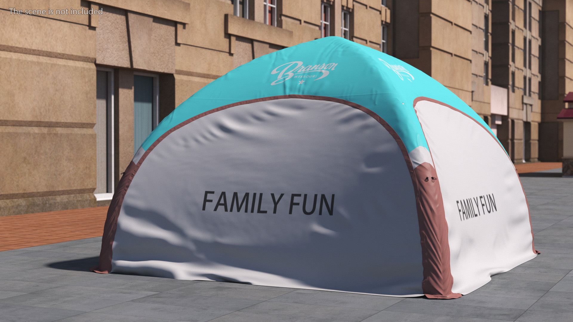 Inflatable Pavilion Branson 3D