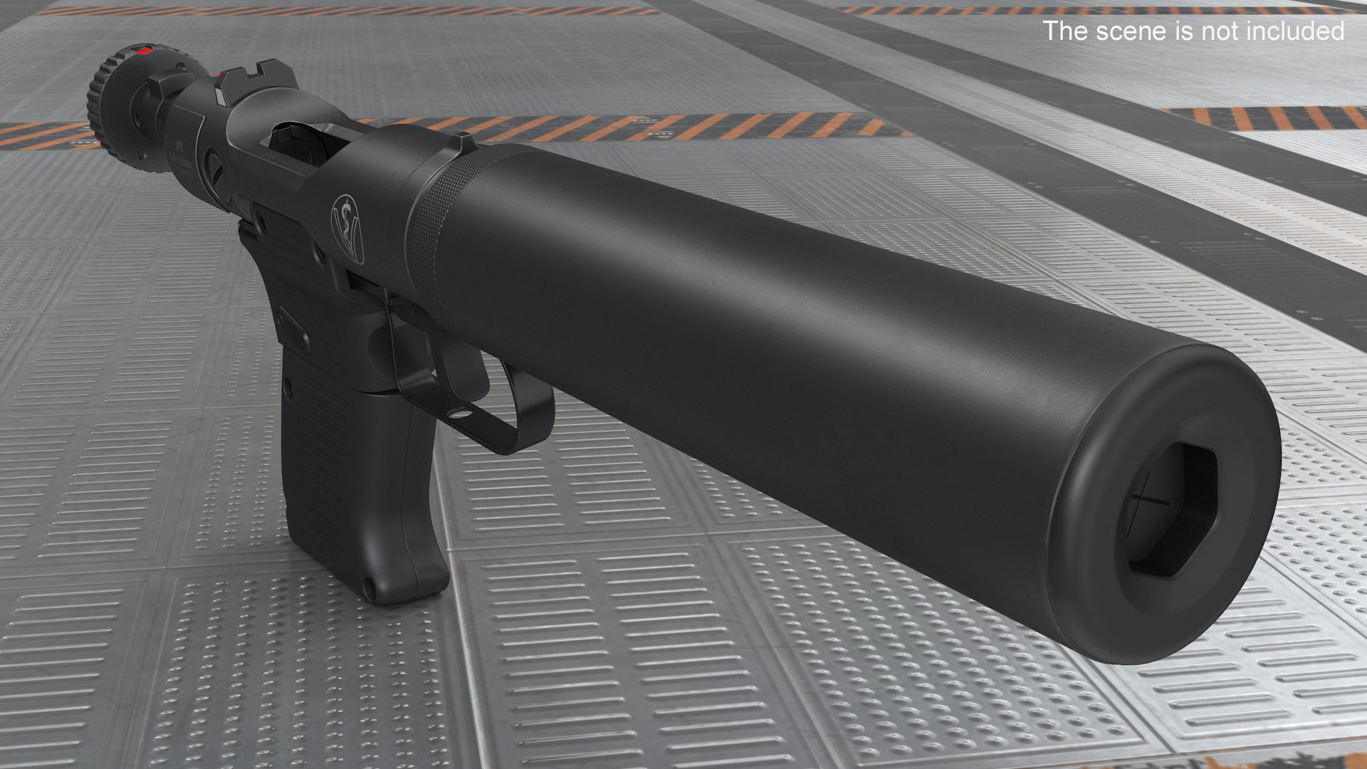 Disassembled Veterinary Pistol VP9 3D model