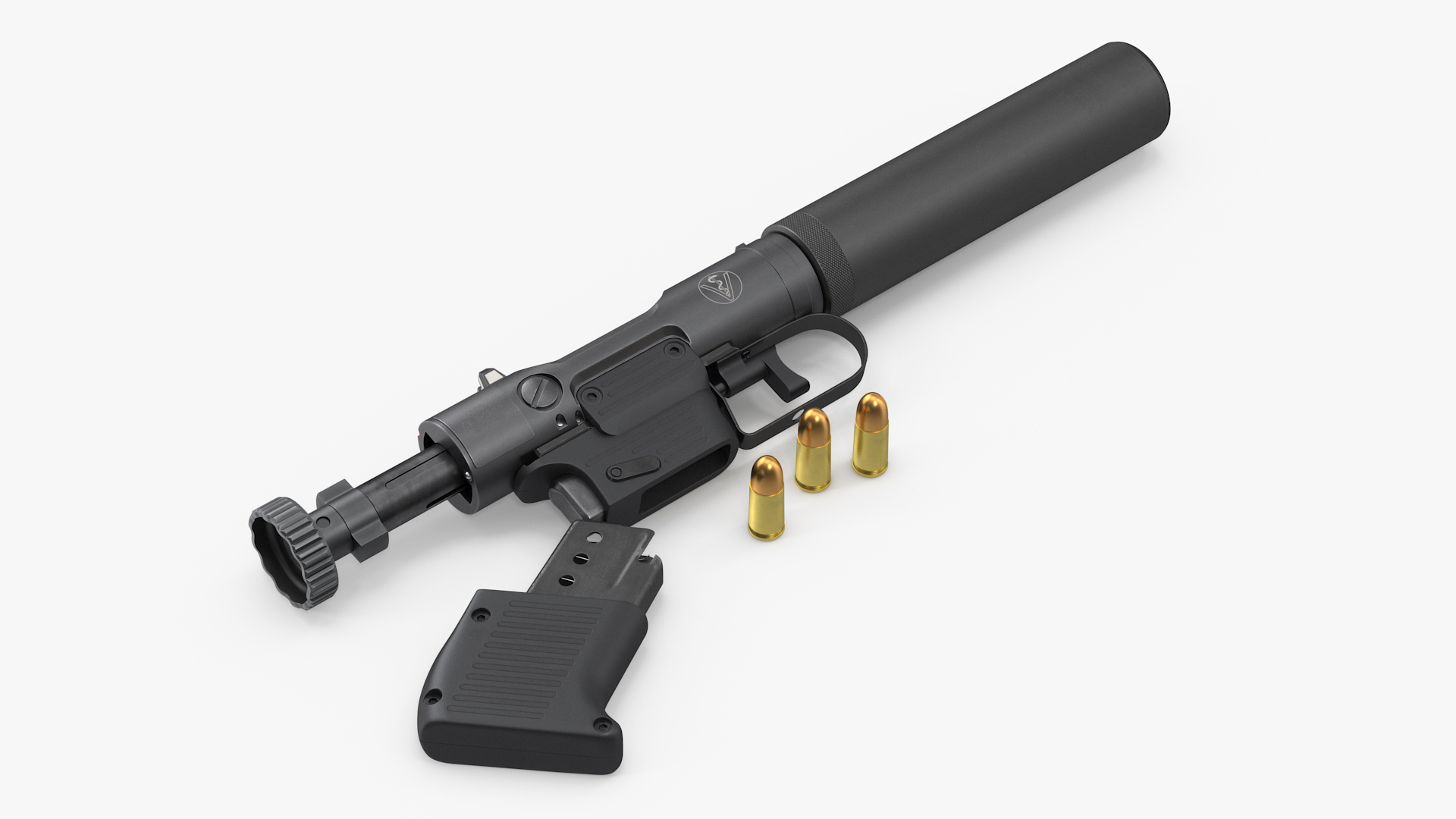 Disassembled Veterinary Pistol VP9 3D model