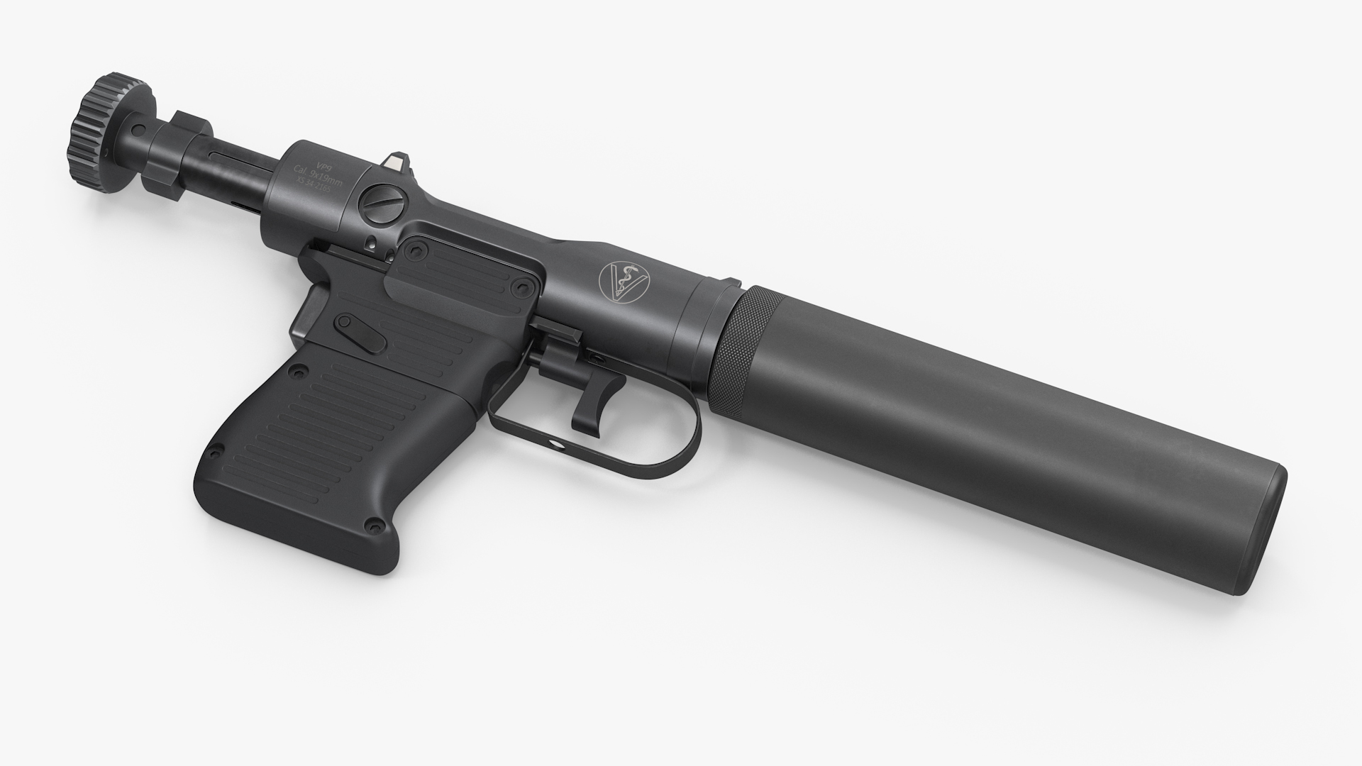 Disassembled Veterinary Pistol VP9 3D model