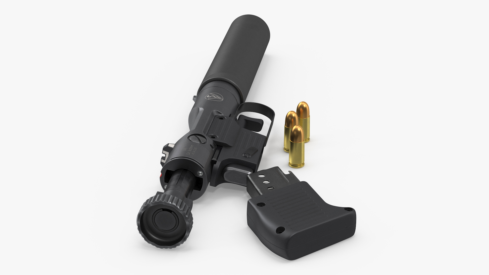 Disassembled Veterinary Pistol VP9 3D model
