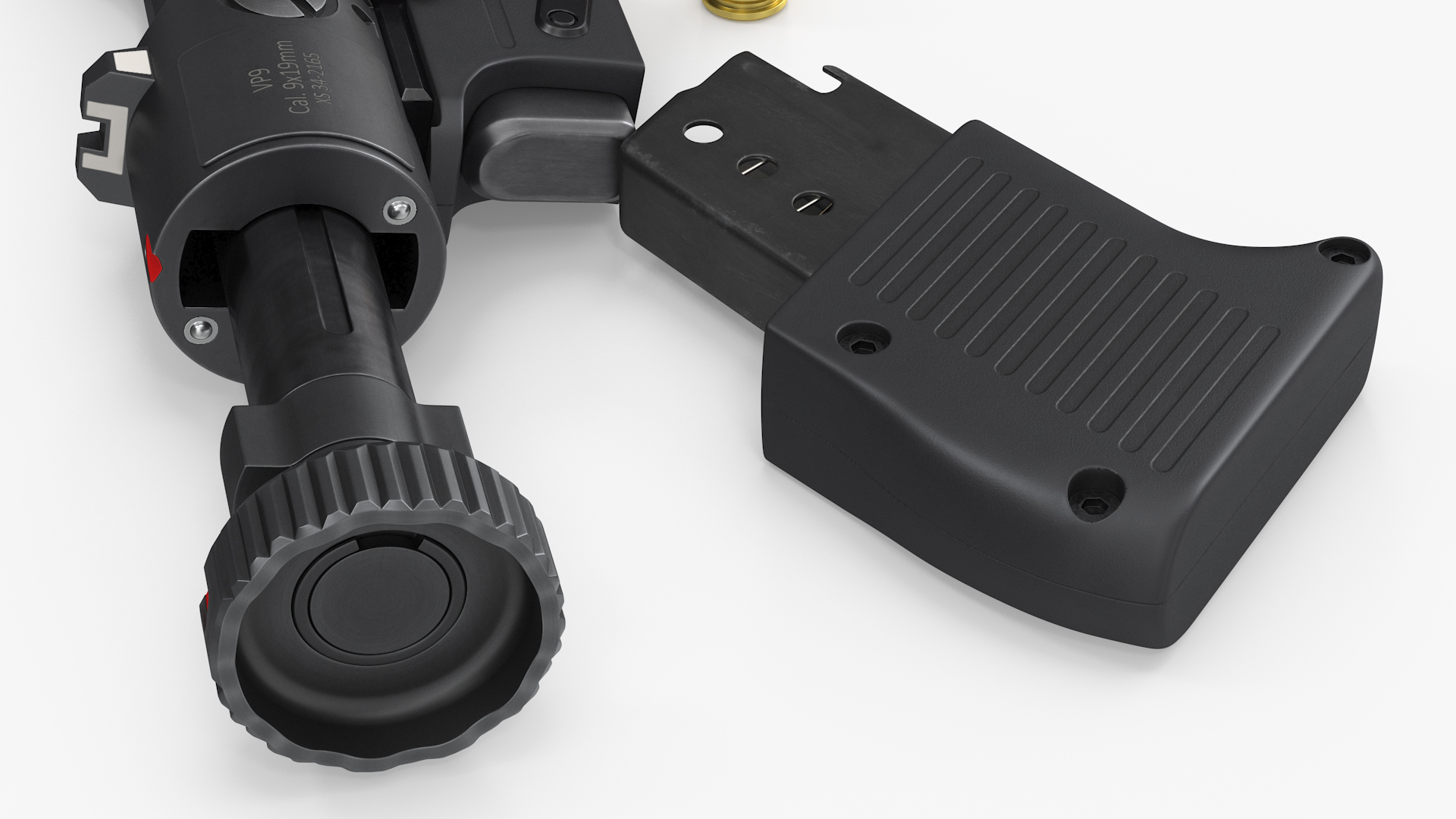 Disassembled Veterinary Pistol VP9 3D model