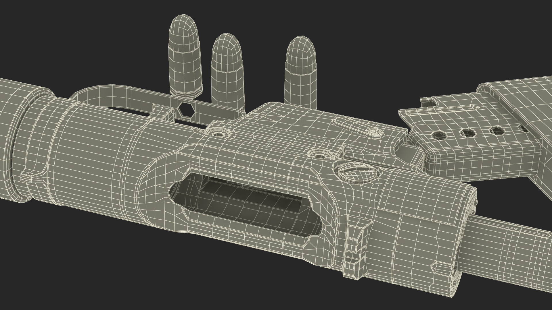 Disassembled Veterinary Pistol VP9 3D model