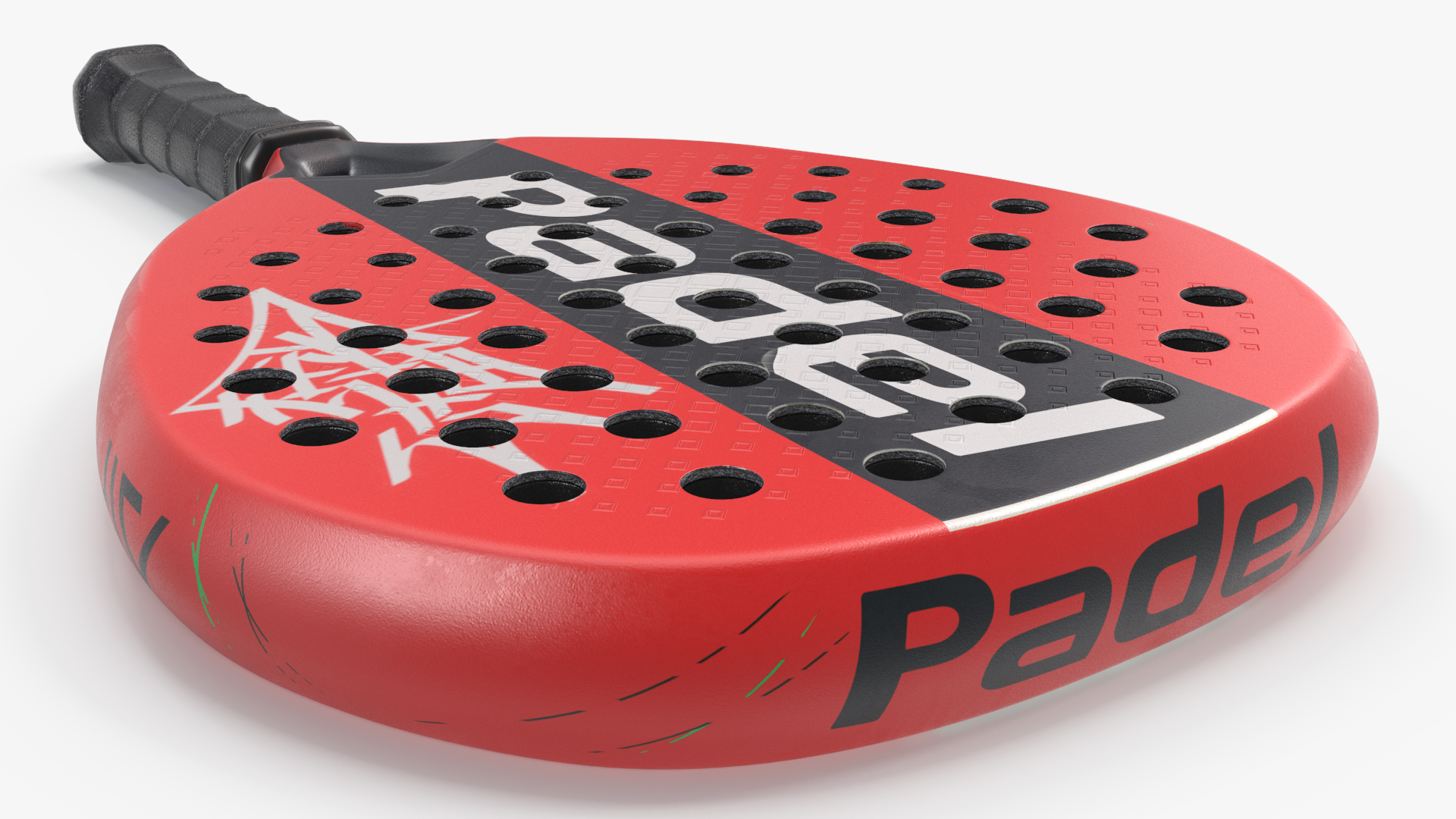 Professional Padel Racket Red - view 5