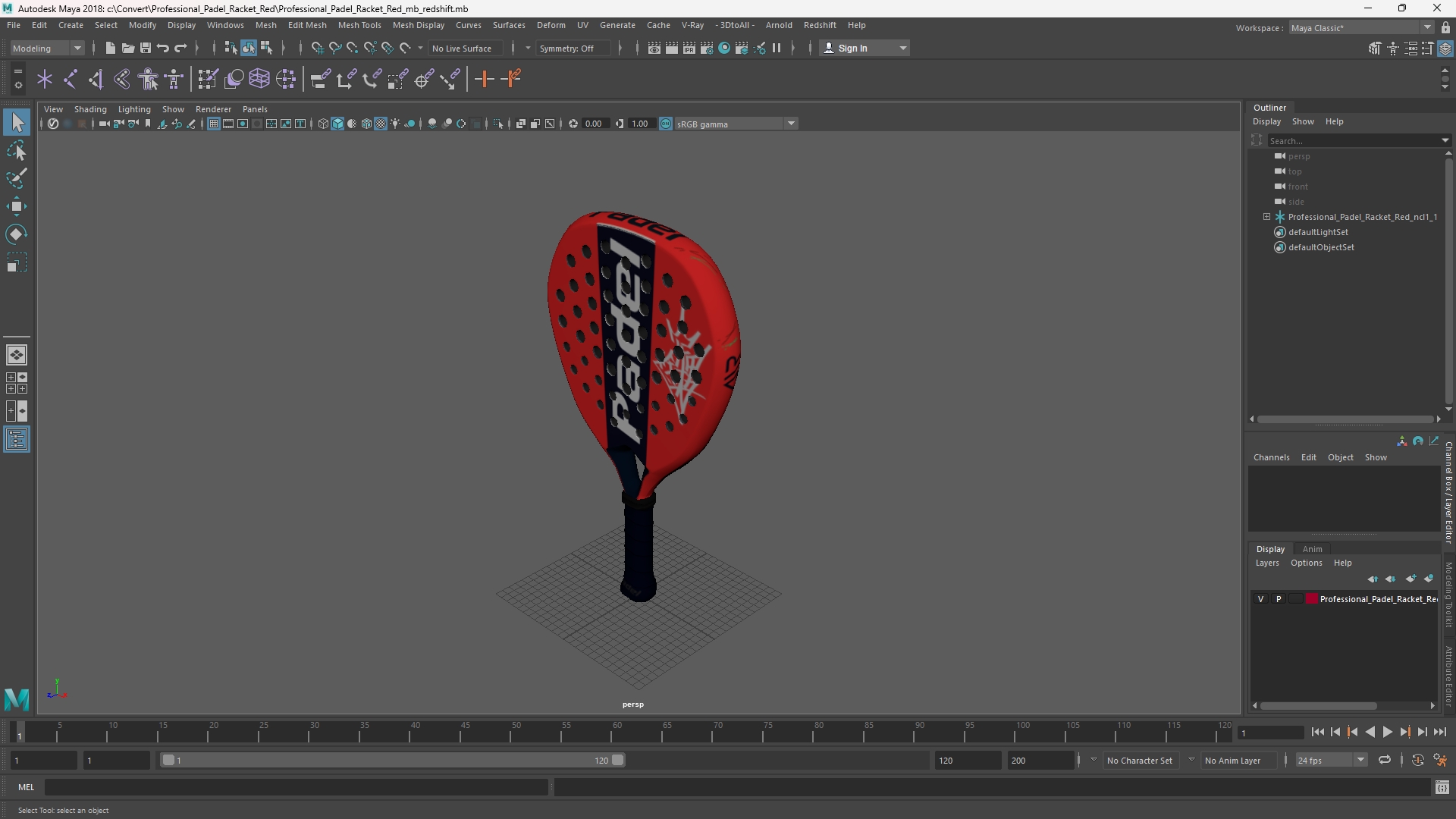 Professional Padel Racket Red - view 11