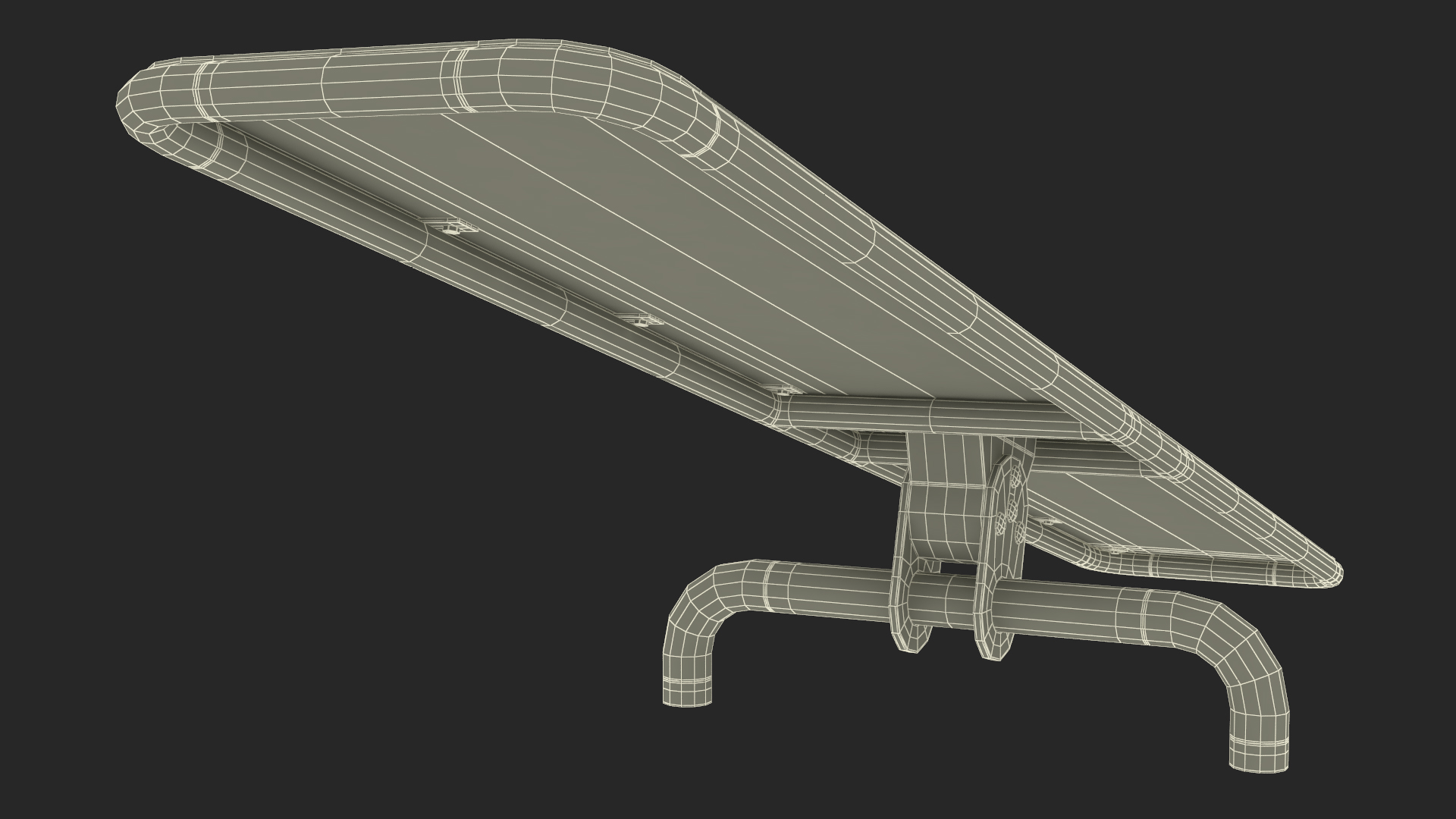 3D Dog Park Teeter Totter Green model