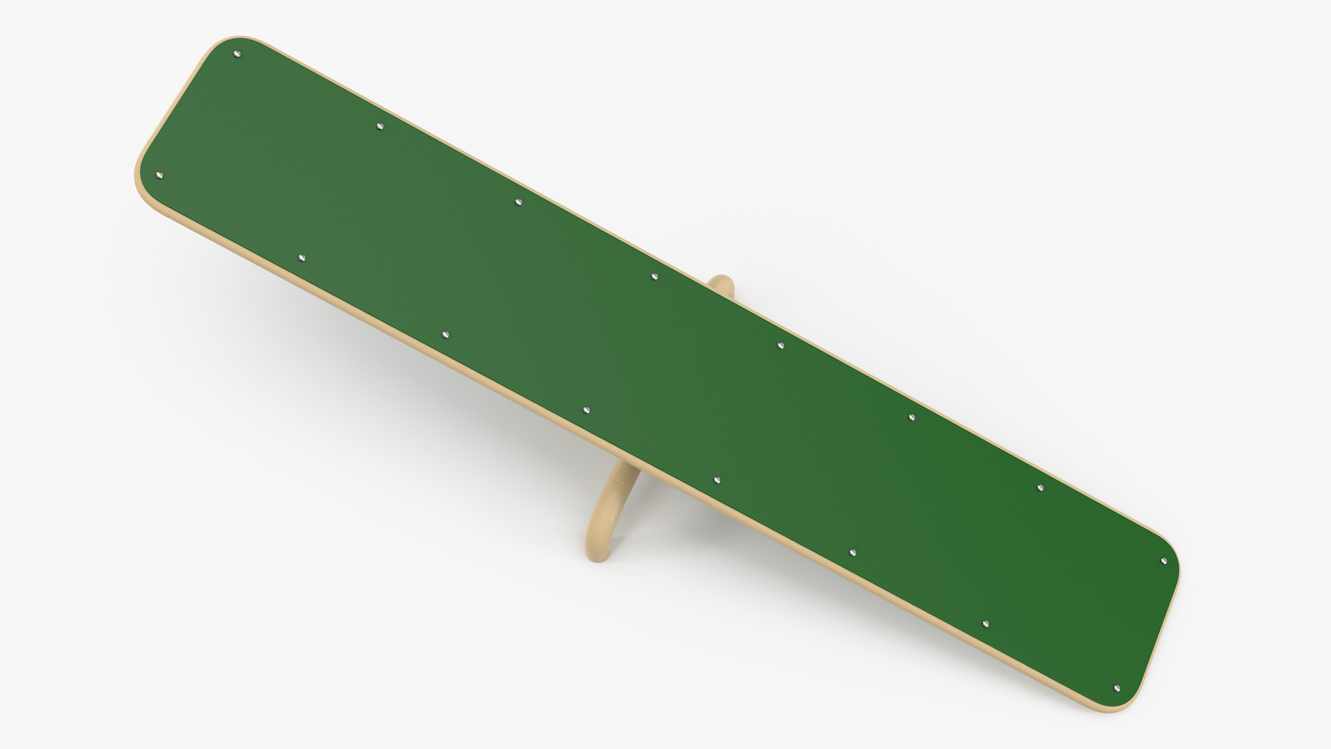 3D Dog Park Teeter Totter Green model