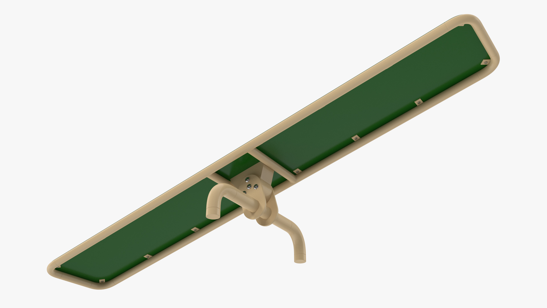 3D Dog Park Teeter Totter Green model