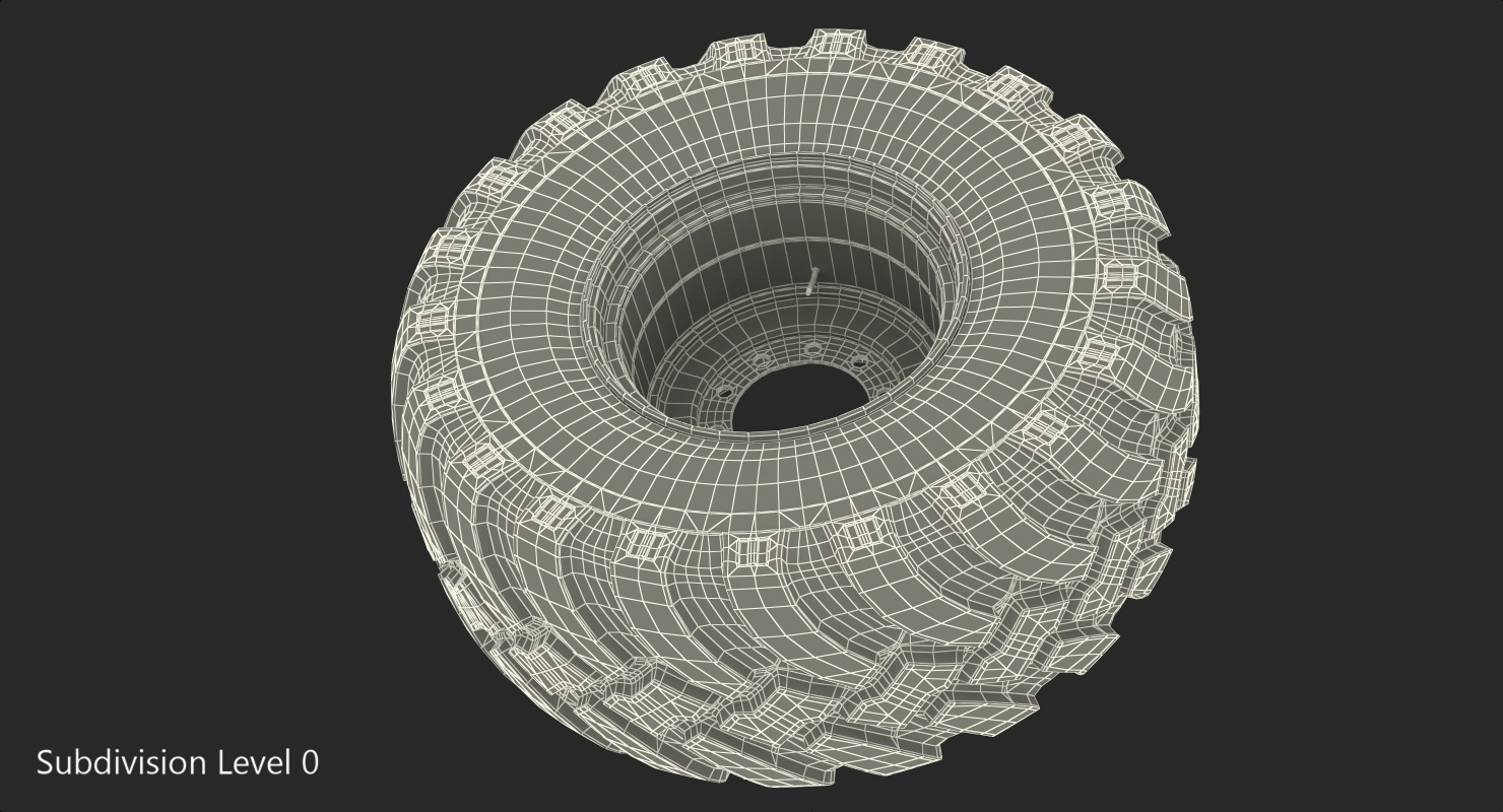 BKT FL630 Tire 3D model