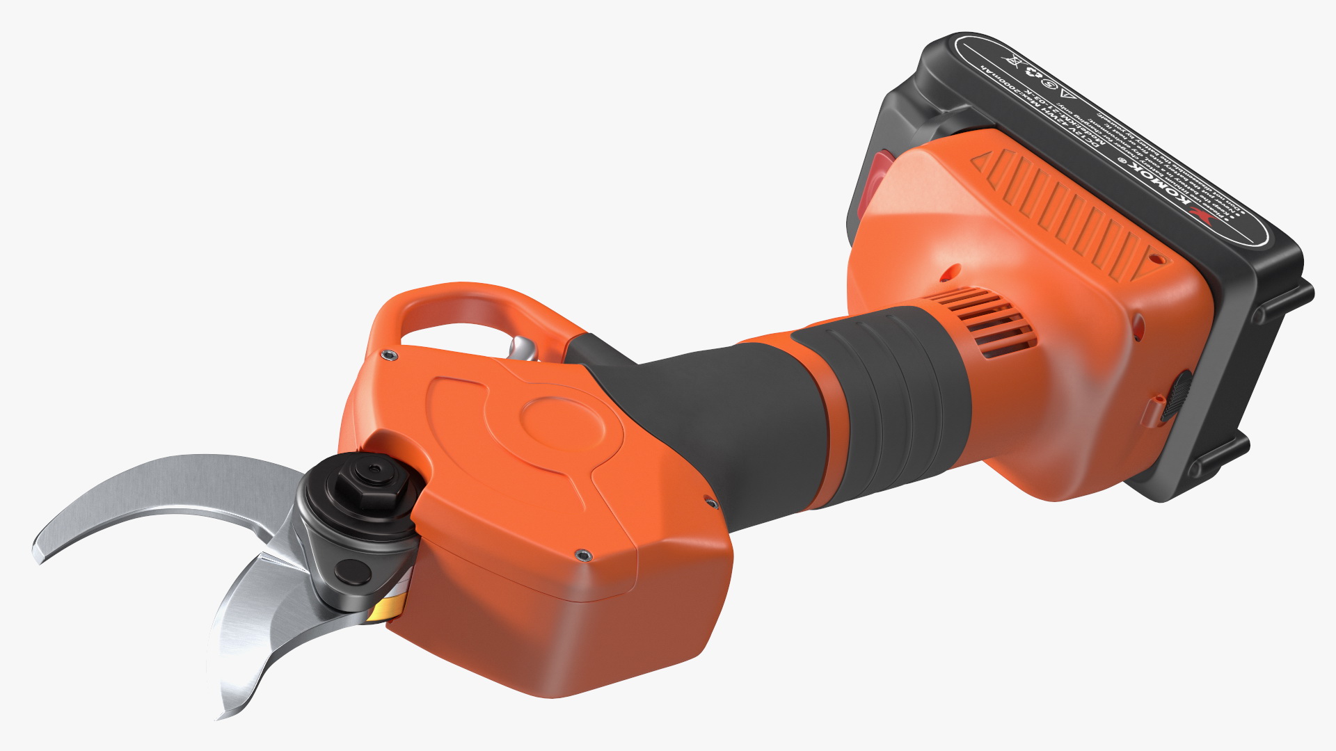 3D Orange Komok Cordless Pruner model