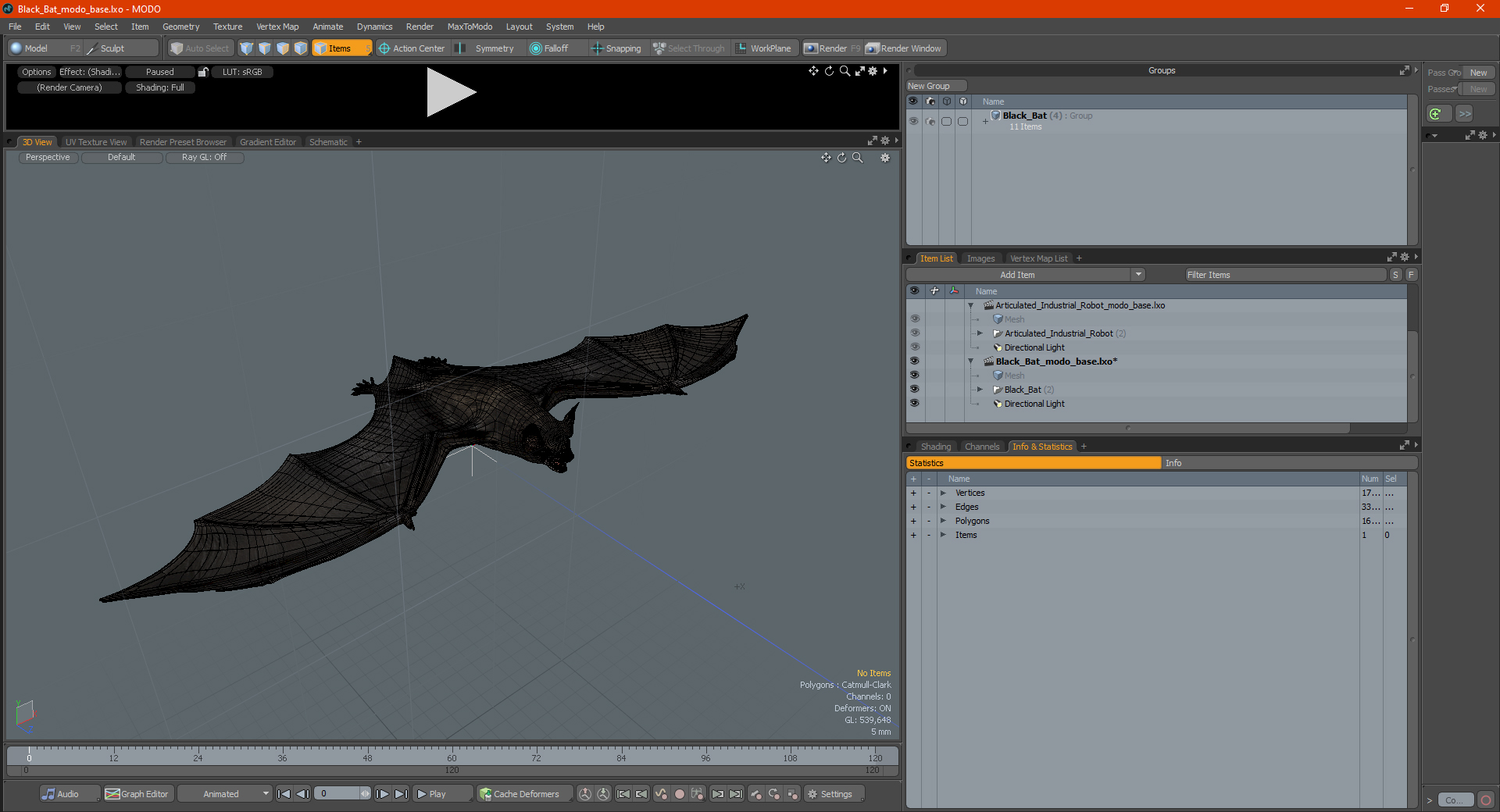 Black Bat 3D model