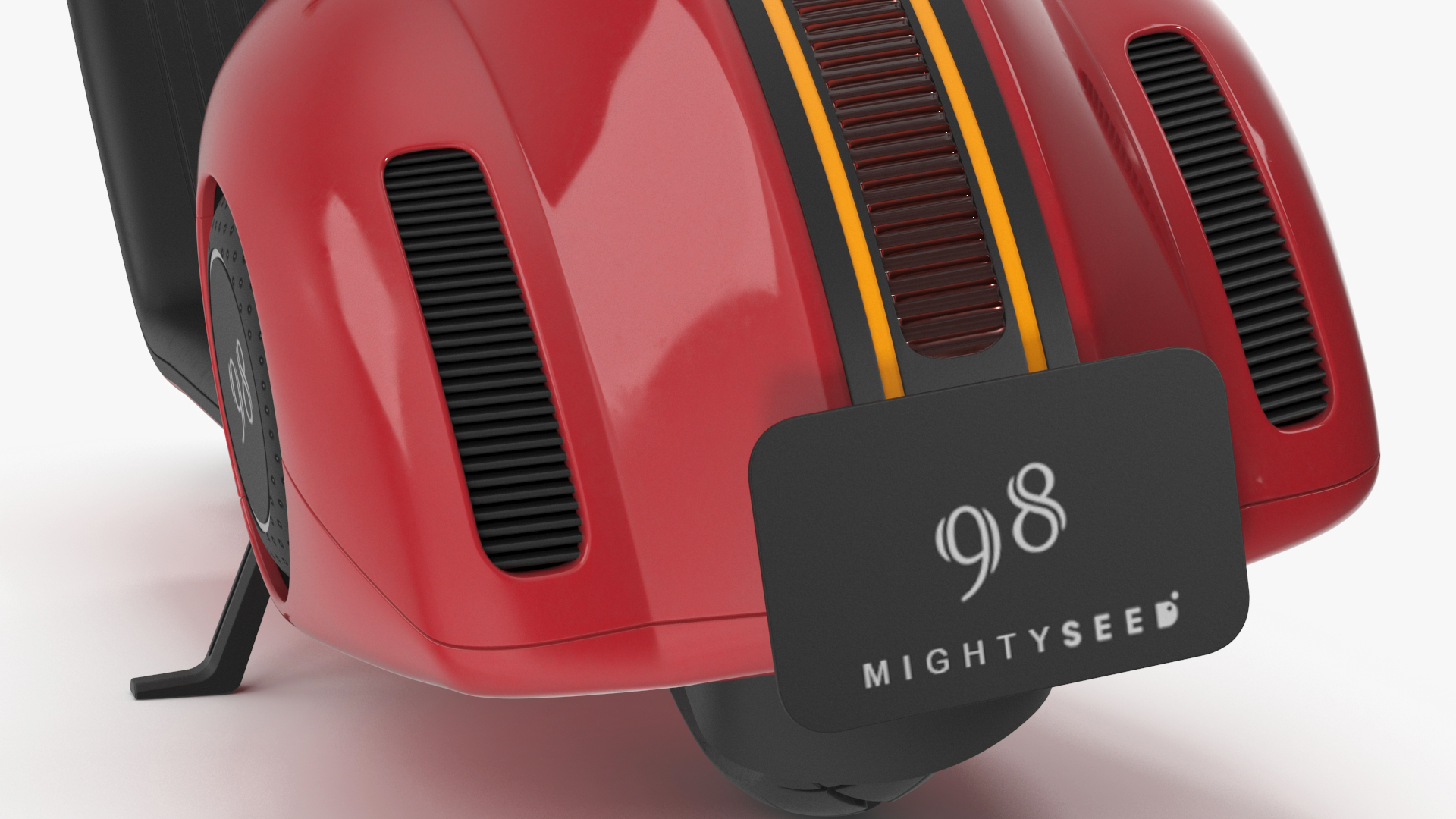 3D model Designer Electric Scooter Vespa 98 Red Rigged