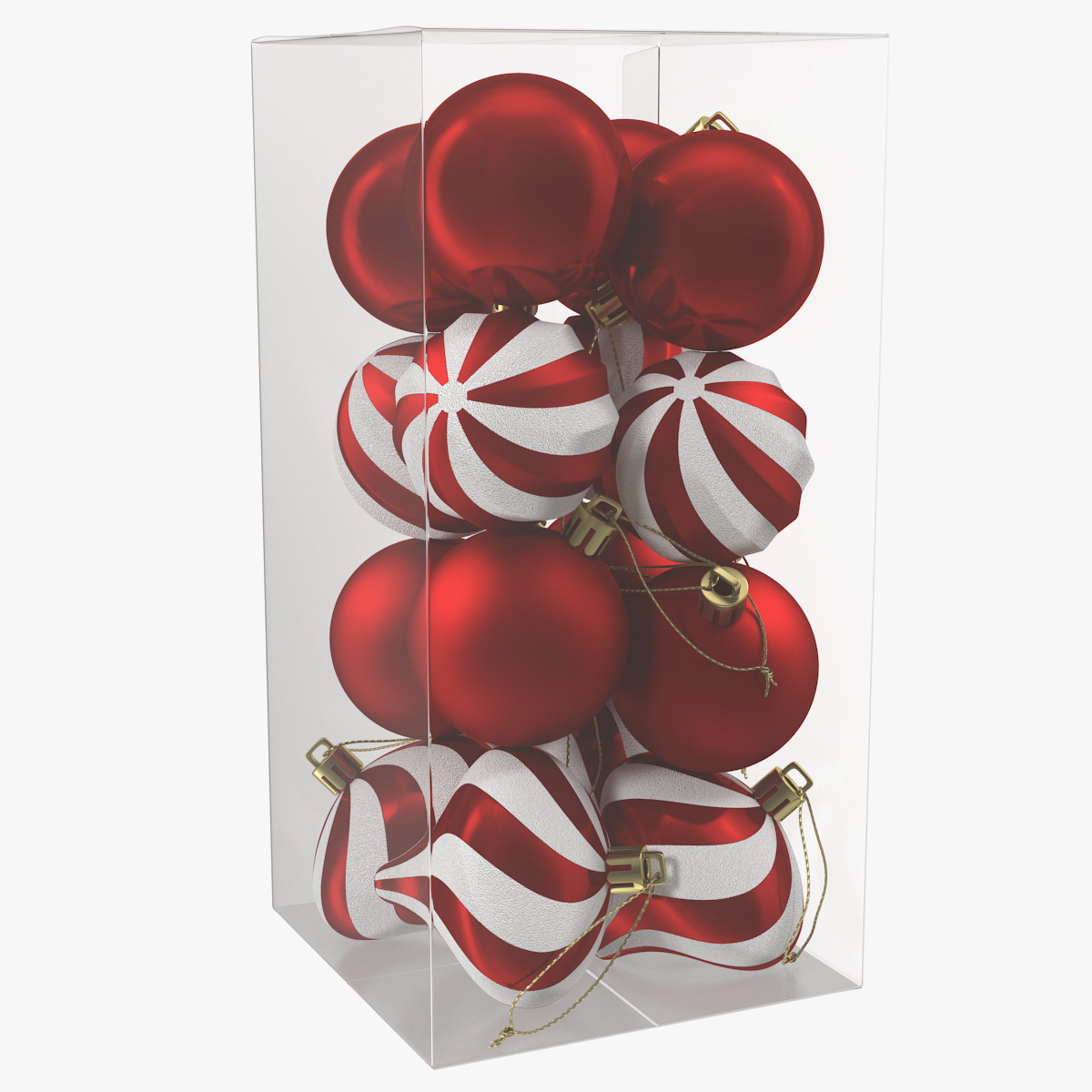 Assorted Christmas Ball Ornaments Pack