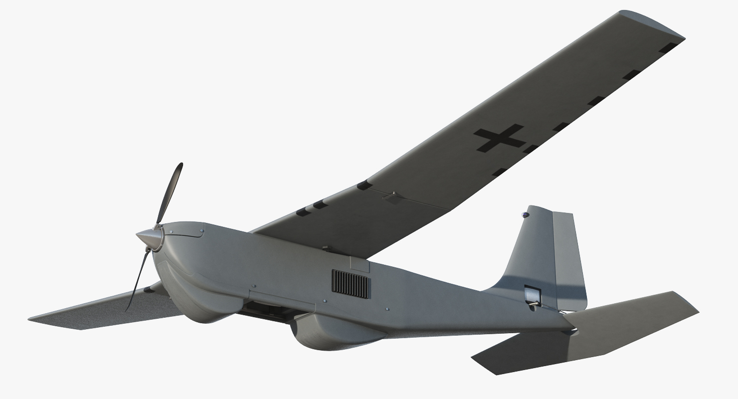 3D Remote Controlled UAS RQ 20B Puma model