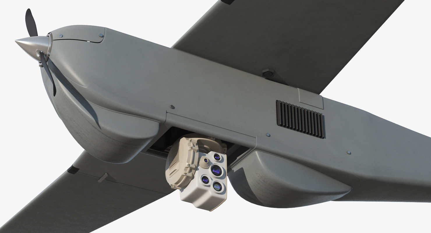 3D Remote Controlled UAS RQ 20B Puma model