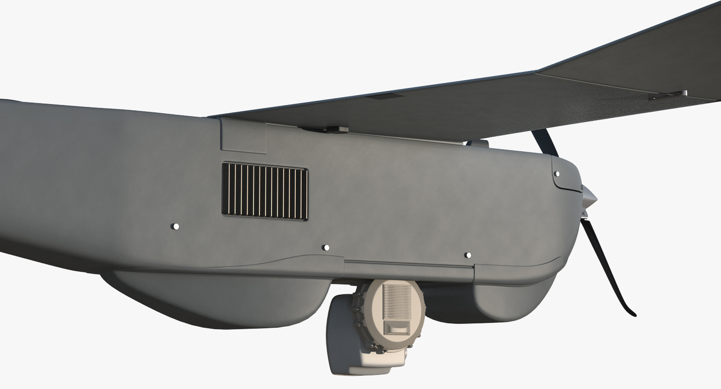 3D Remote Controlled UAS RQ 20B Puma model