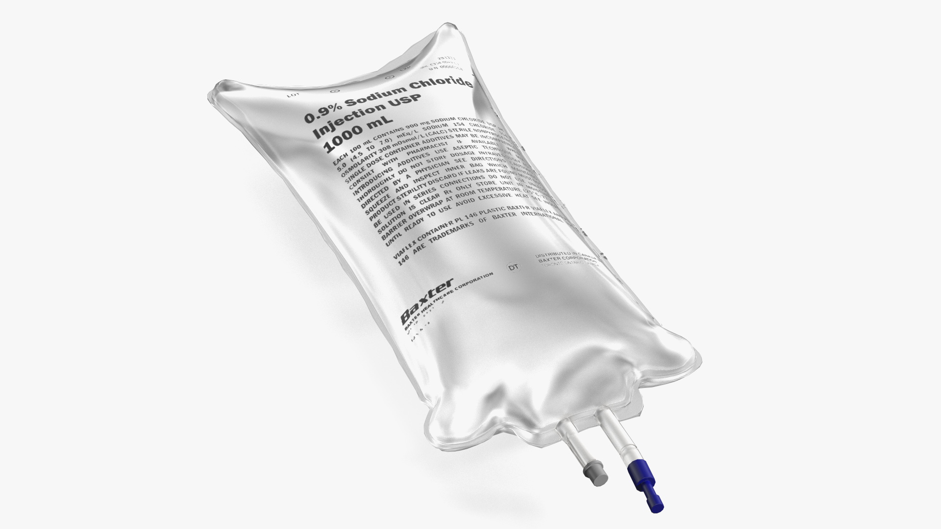 Baxter Sodium Chloride IV Bag 1L Game Ready