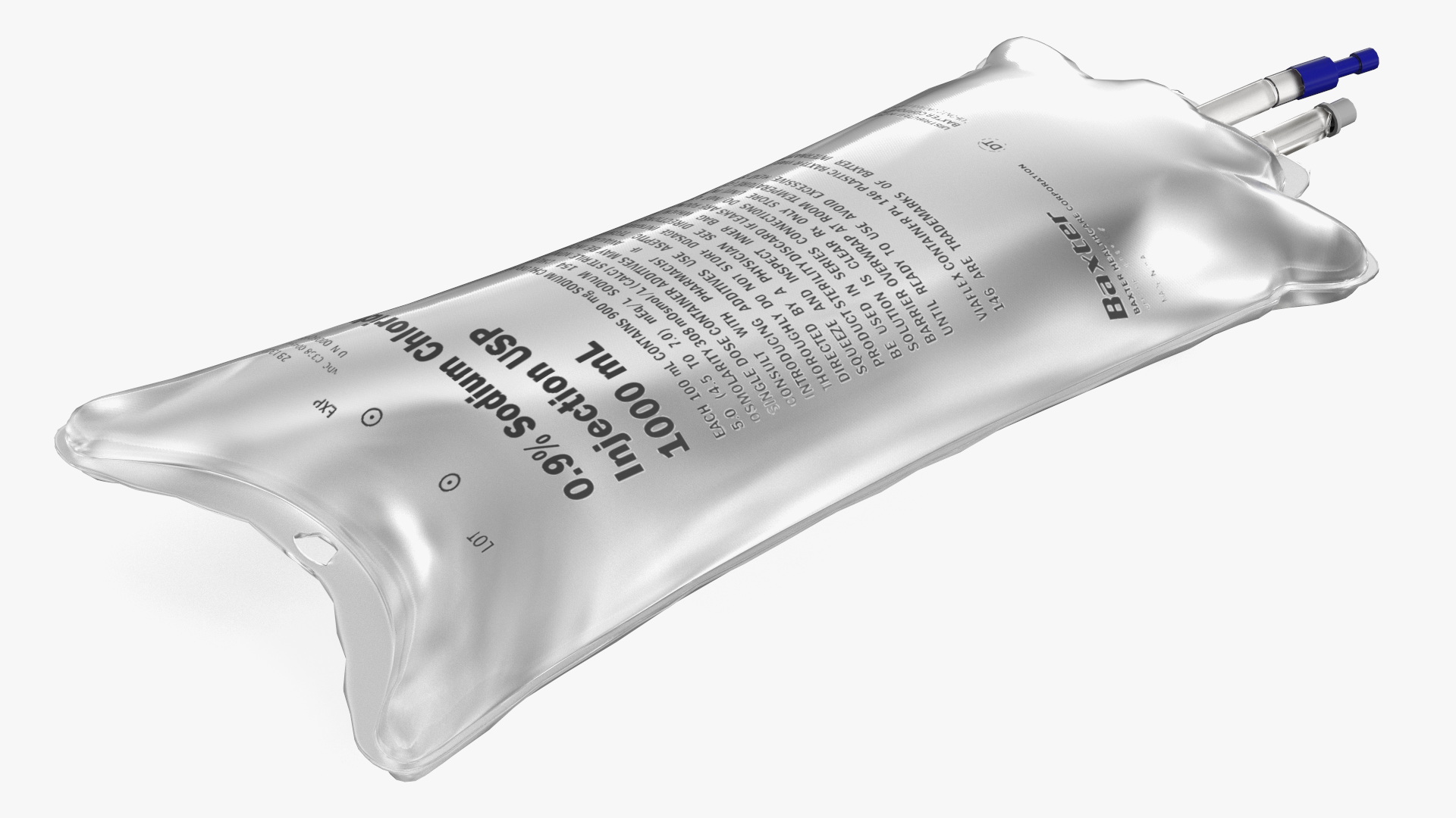 Baxter Sodium Chloride IV Bag 1L Game Ready, view 4