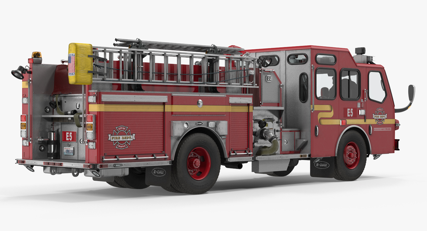 Fire Apparatus E One Quest Seattle 3D model