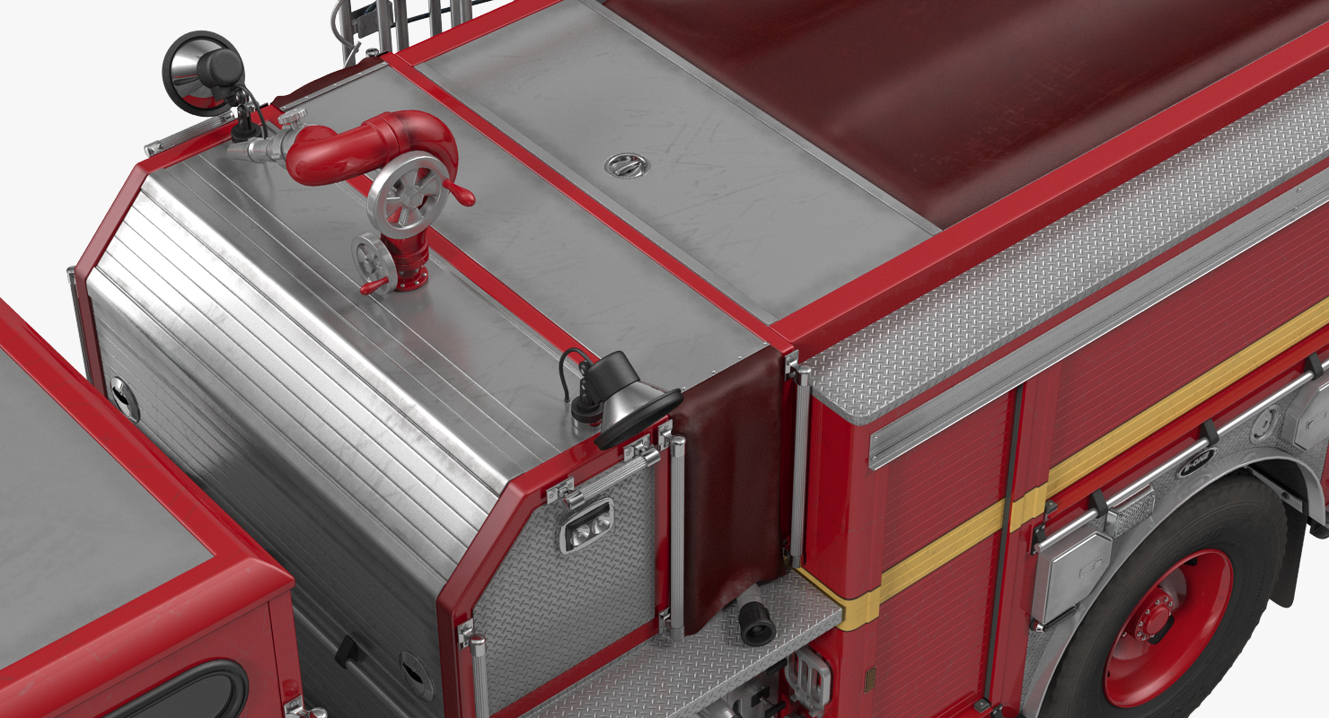 Fire Apparatus E One Quest Seattle 3D model