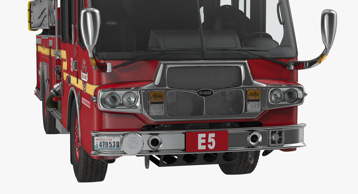Fire Apparatus E One Quest Seattle 3D model