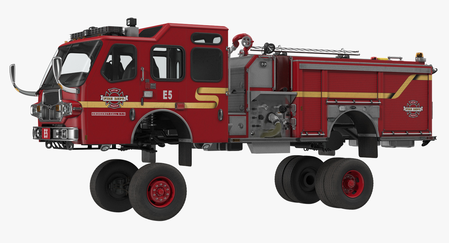 Fire Apparatus E One Quest Seattle 3D model