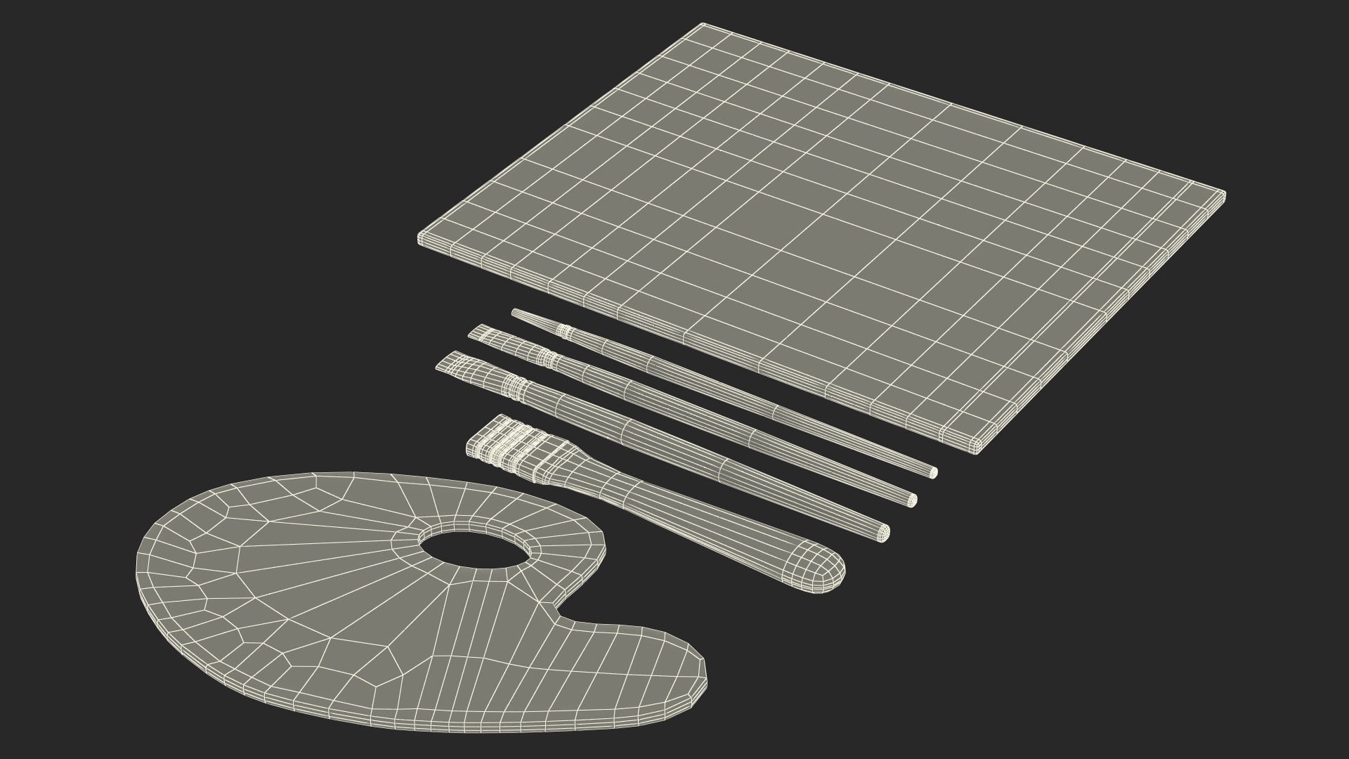 3D Painting Set Fur