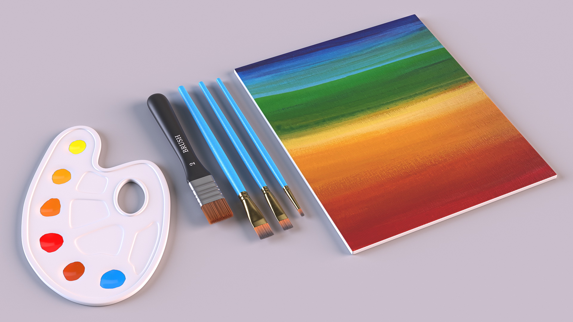 3D Painting Set Fur