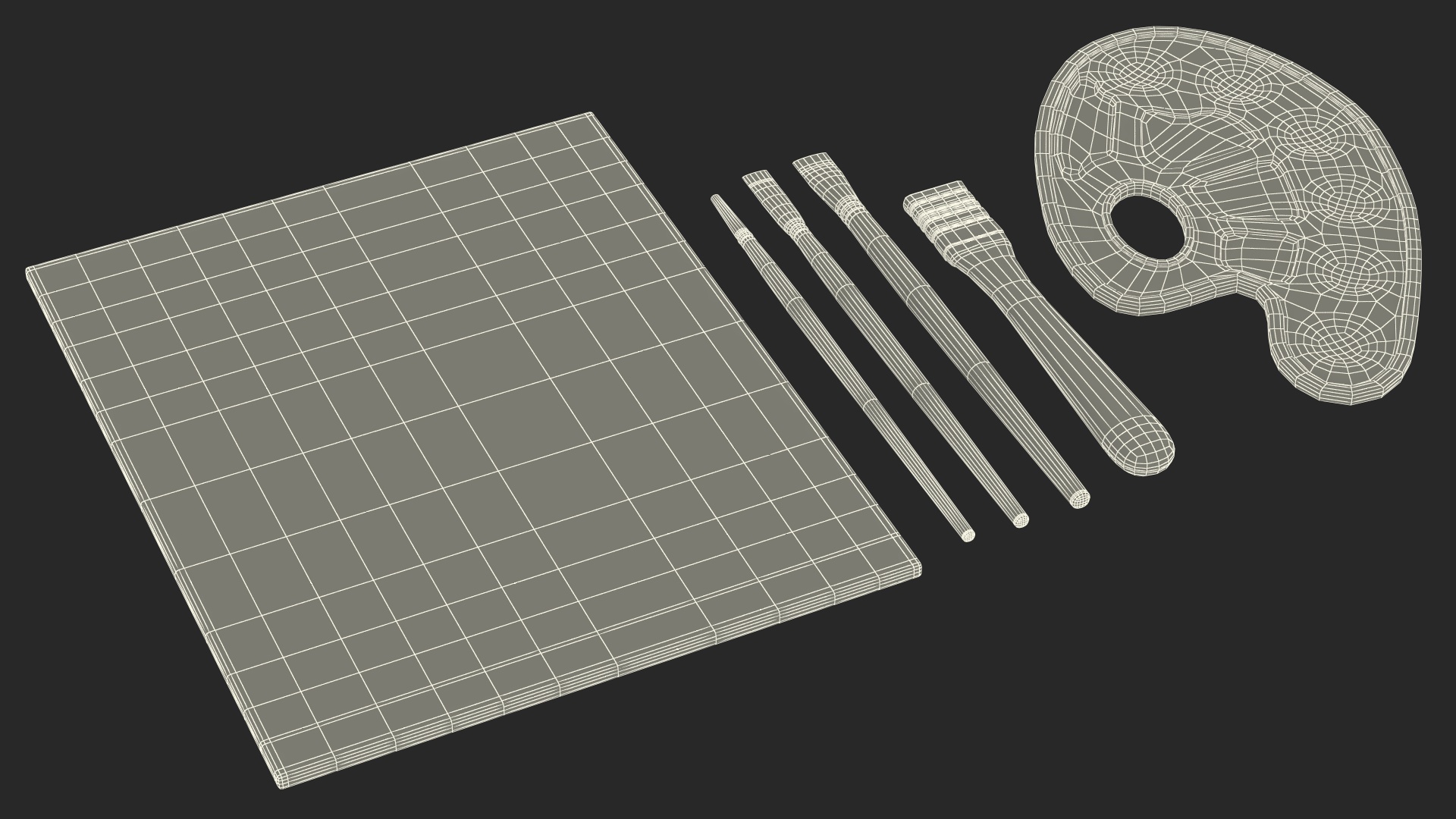 3D Painting Set Fur