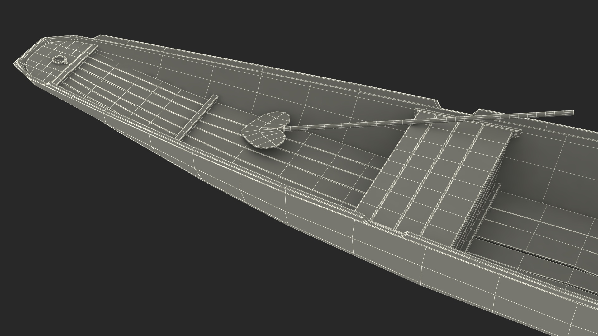 3D Shikara Yellow Old model