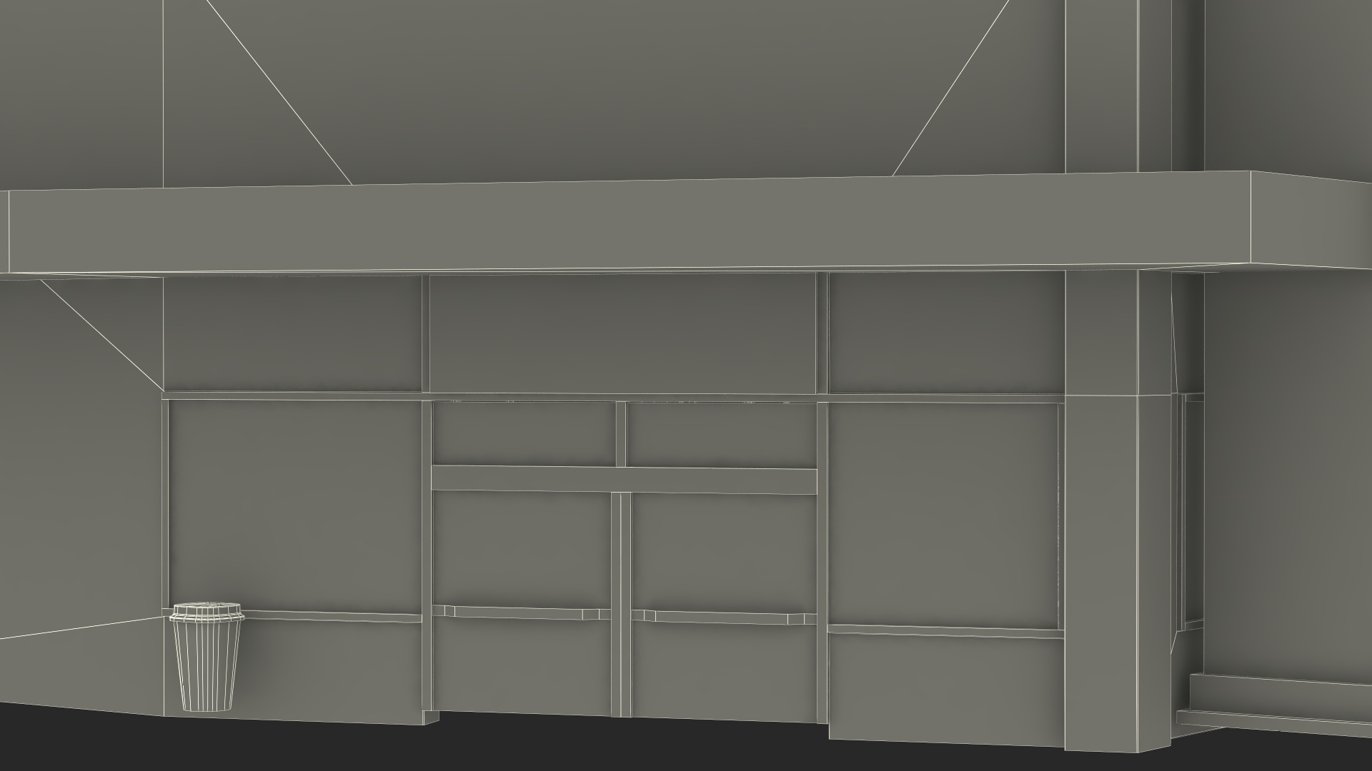 Quick Service Restaurant 3D model