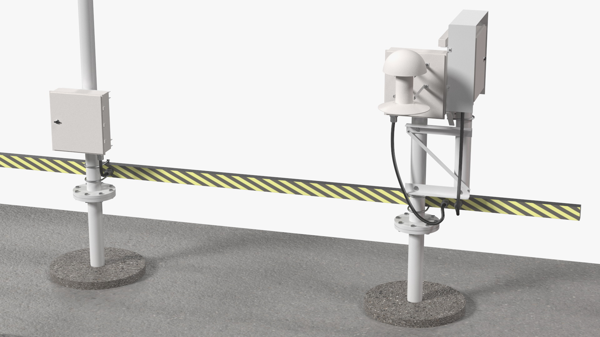 3D Automated Weather Observing System Set model