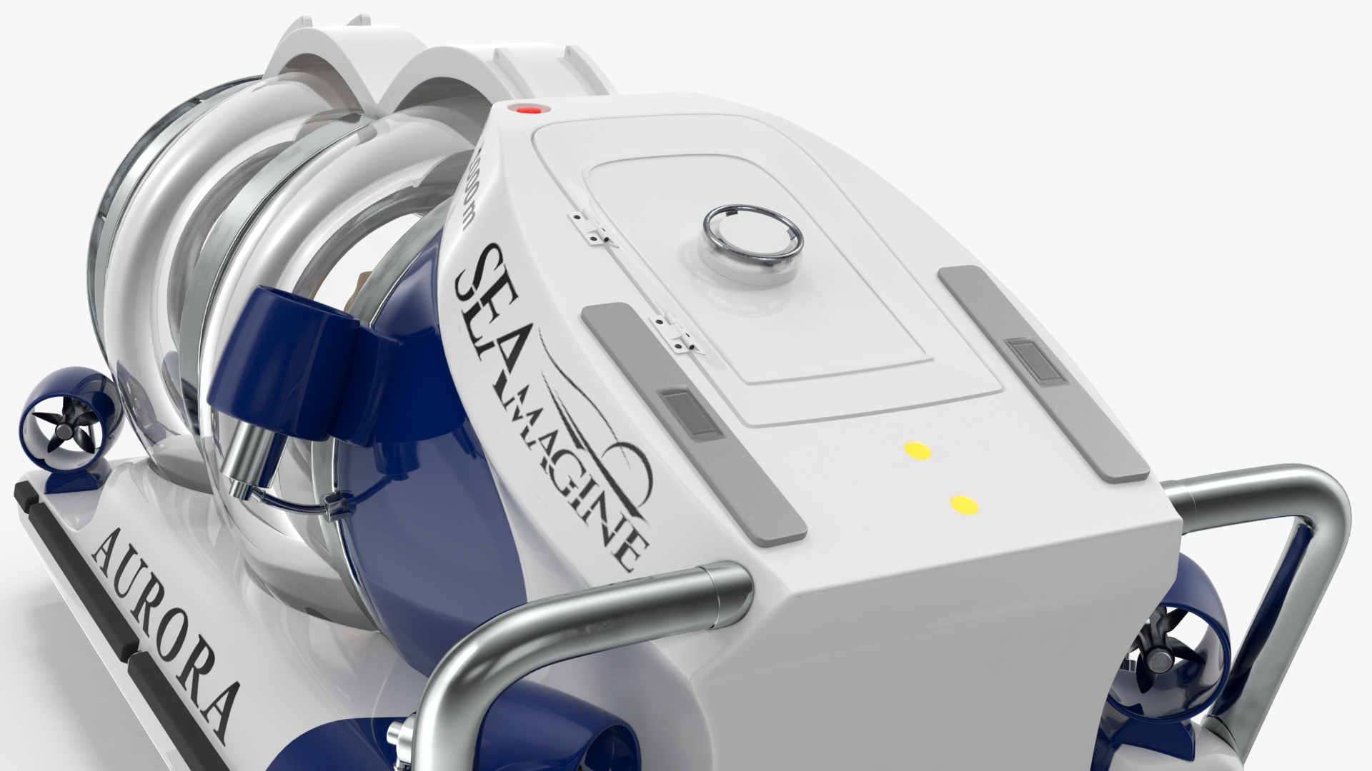 AURORA 6 Luxury Submarine Rigged 3D