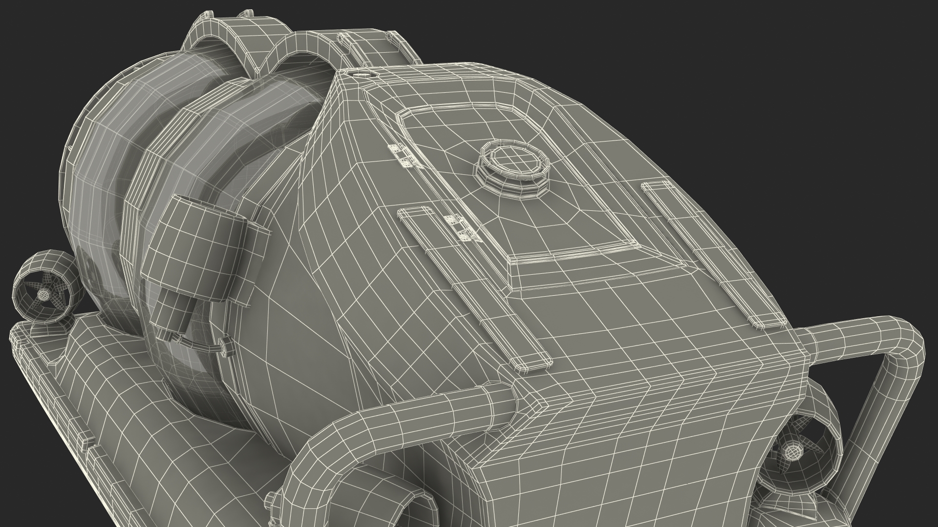 AURORA 6 Luxury Submarine Rigged 3D