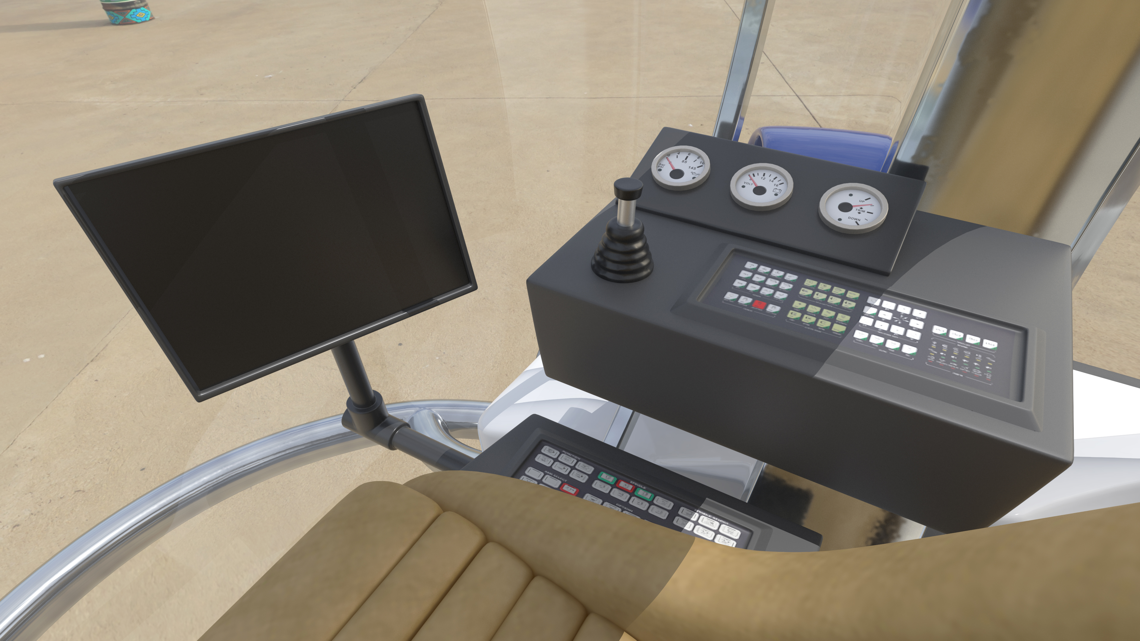 AURORA 6 Luxury Submarine Rigged 3D