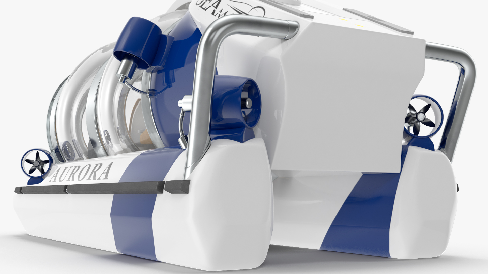 AURORA 6 Luxury Submarine Rigged 3D