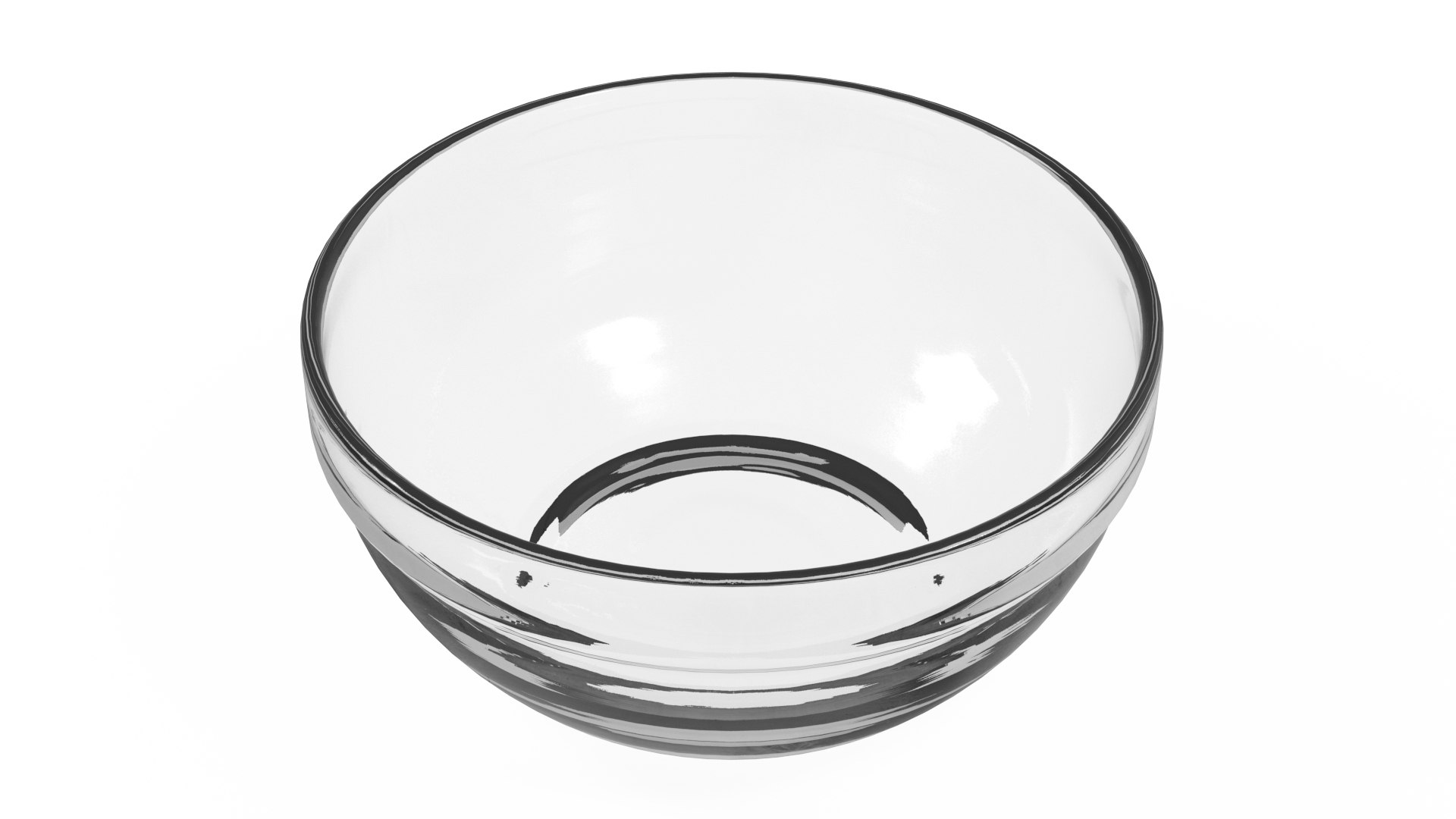 Green Onion Rings in Glass Bowl - view 5