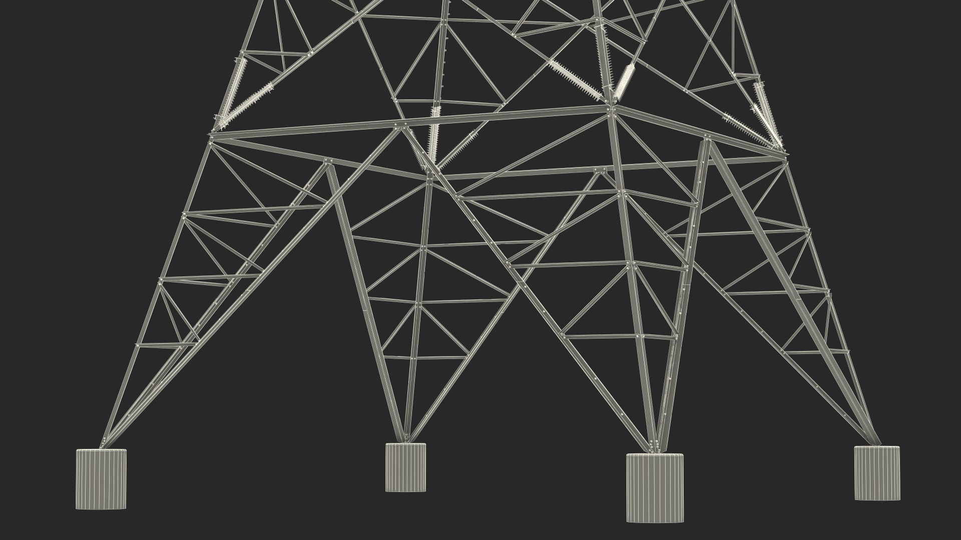 3D Electric Power Transmission Tower model