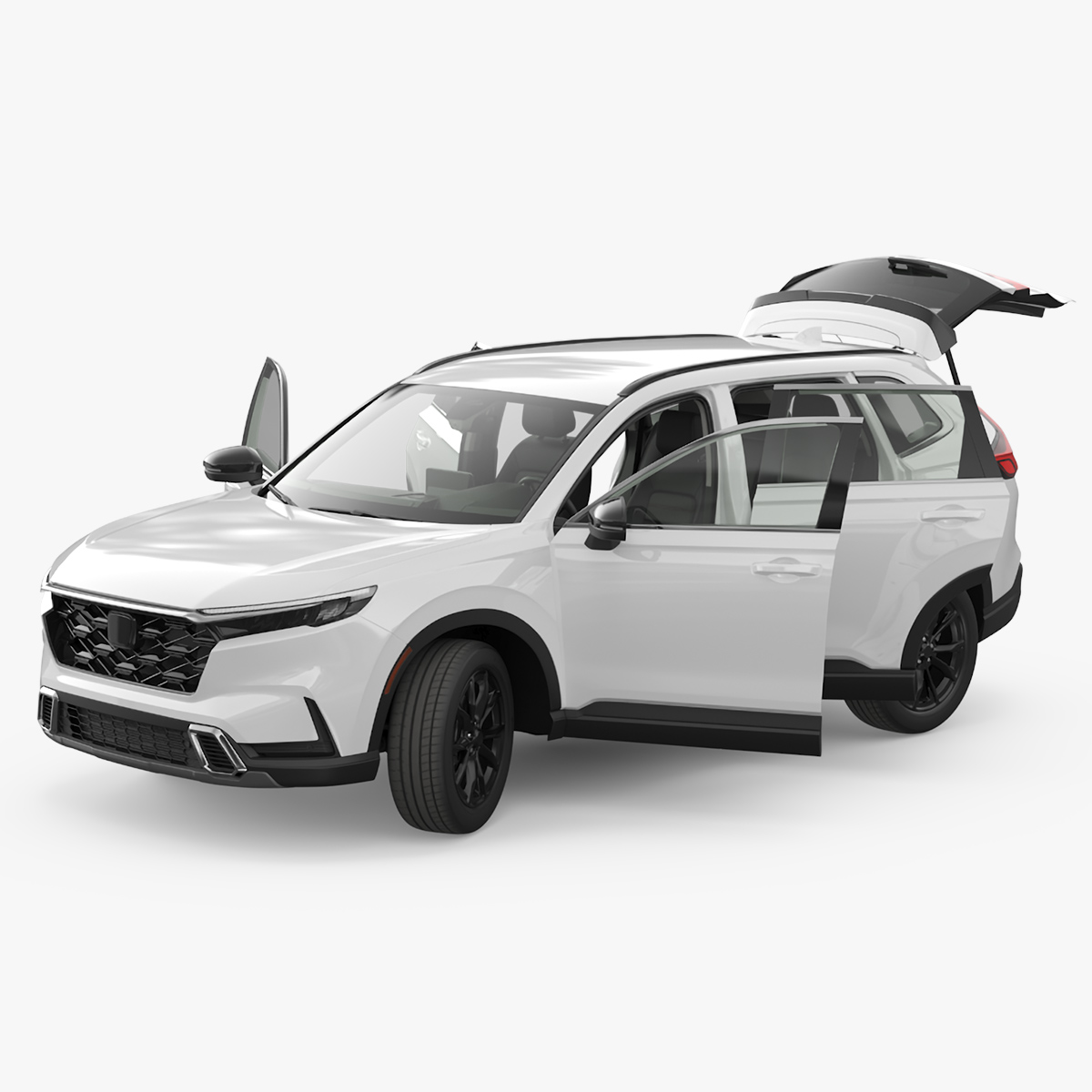 3D Crossover 2025 White Rigged for Maya