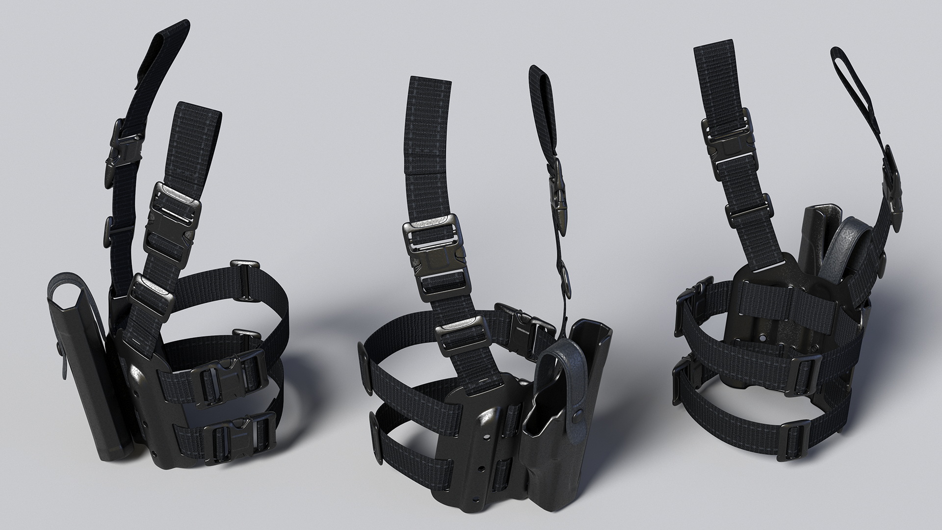 3D model Universal Tactical Drop Leg Holster
